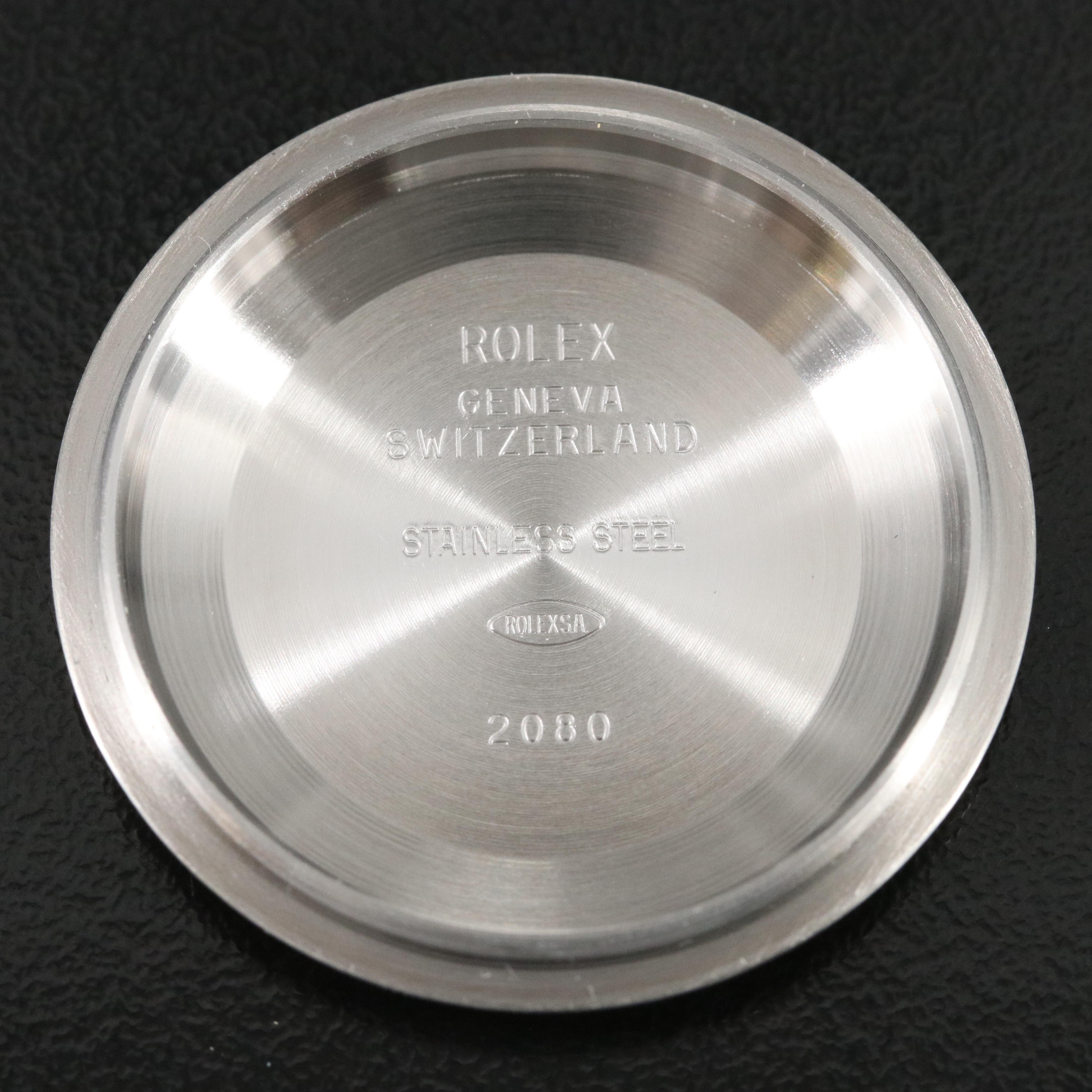 Rolex Datejust 18K Fluted Bezel and Stainless Steel Watch