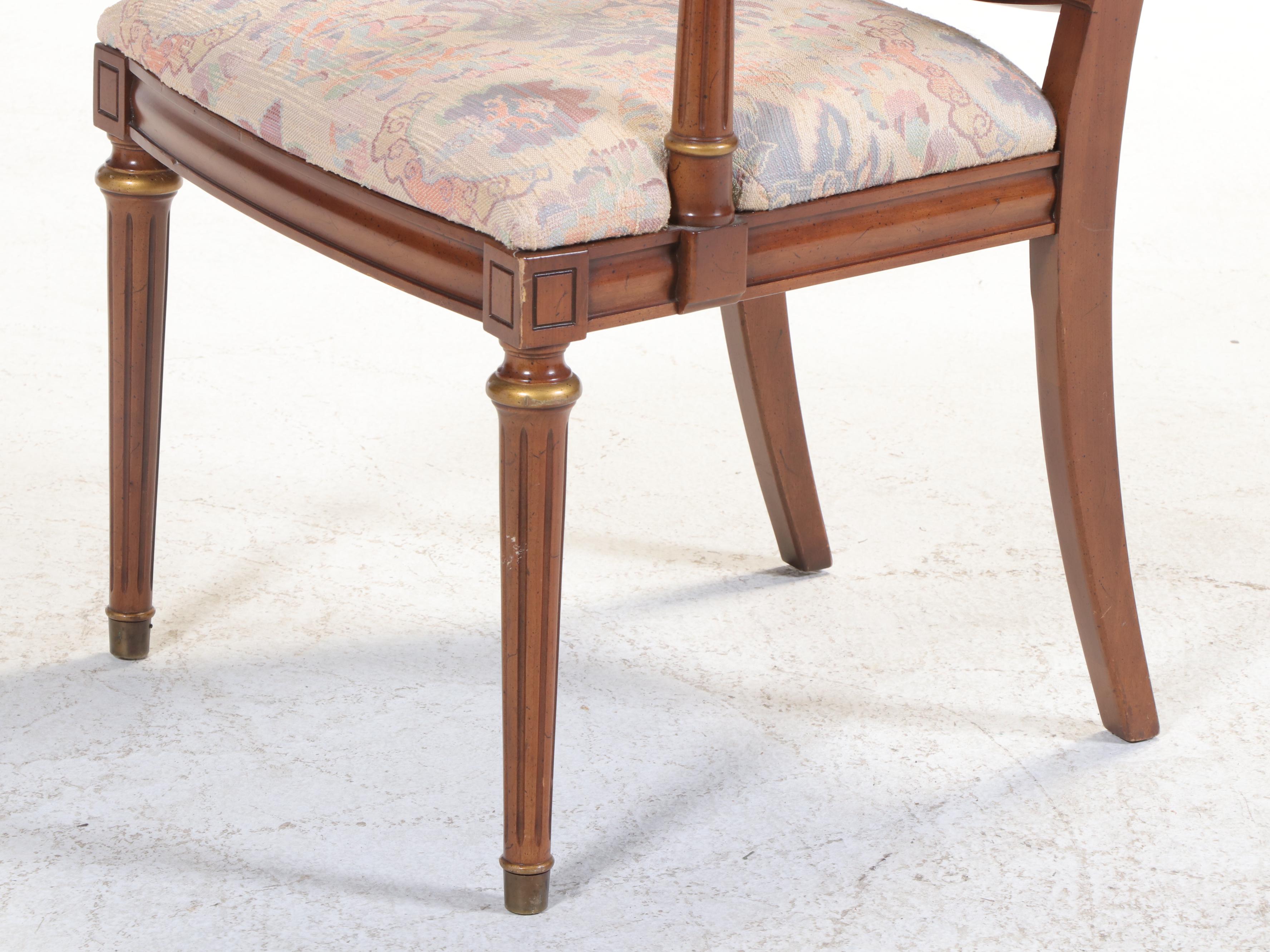 Seven-Piece French Provincial Style Dining Set