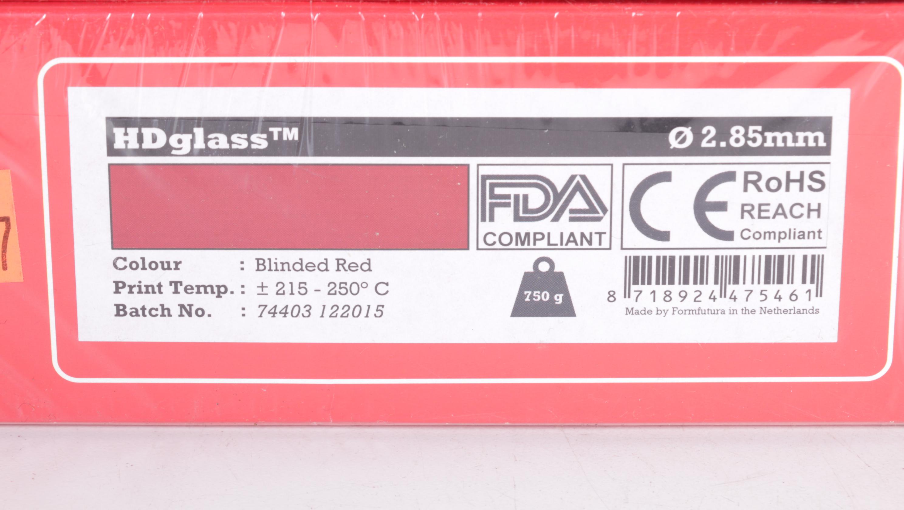 3D Printer 2.85mm HDglass & Thibra3D Skulpt Filament by Form Futura