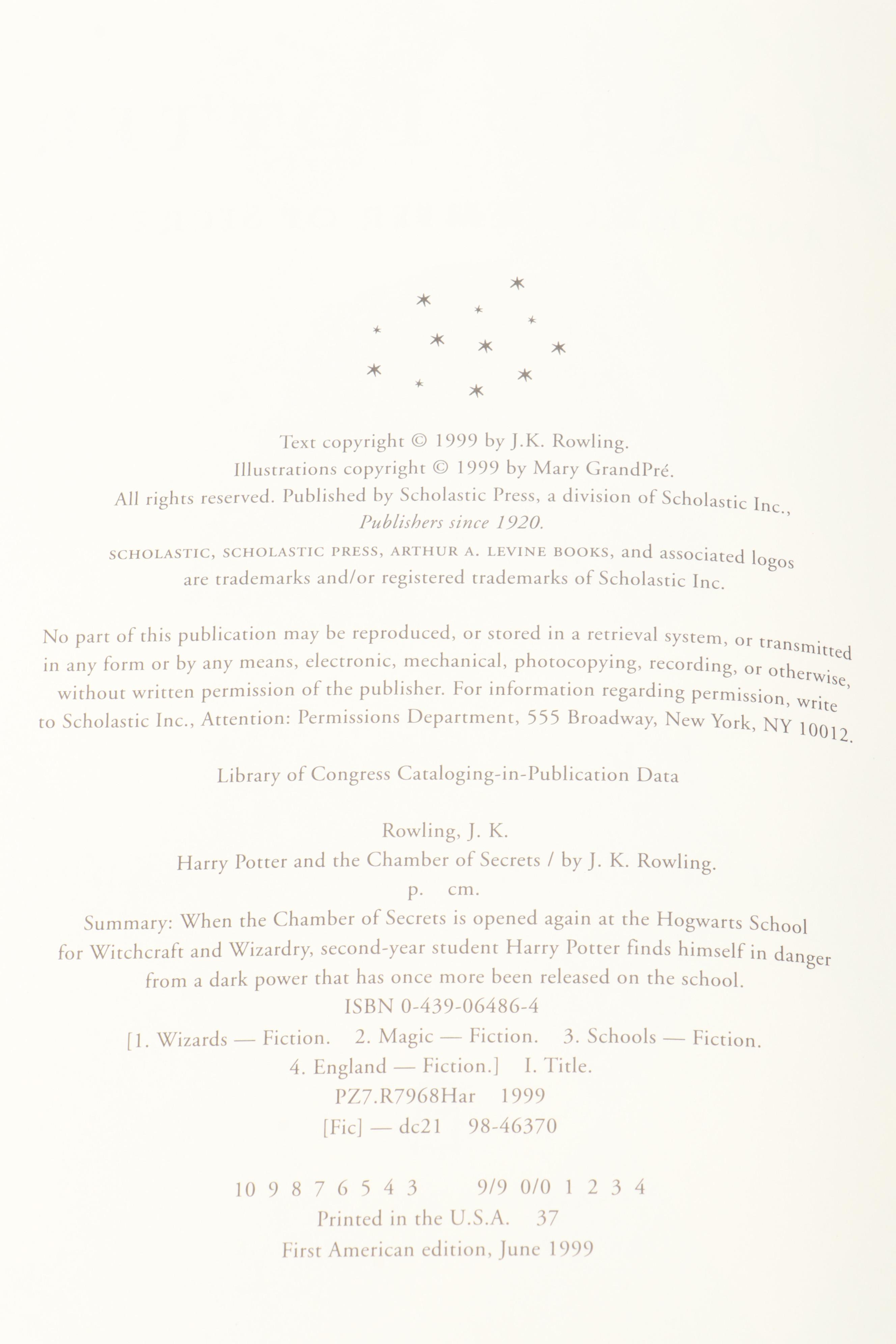 First American Edition "Harry Potter" Complete Series by J. K. Rowling