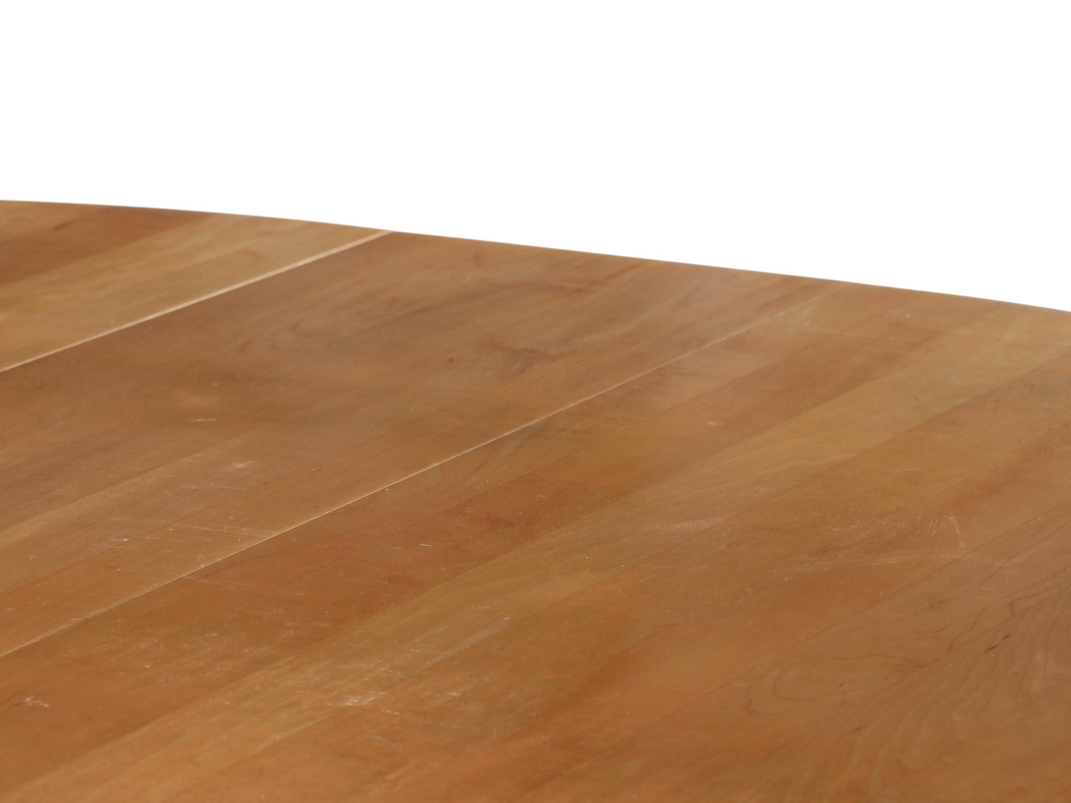 Walter of Wabash Colonial Style Dining Table and Six Windsor Chairs