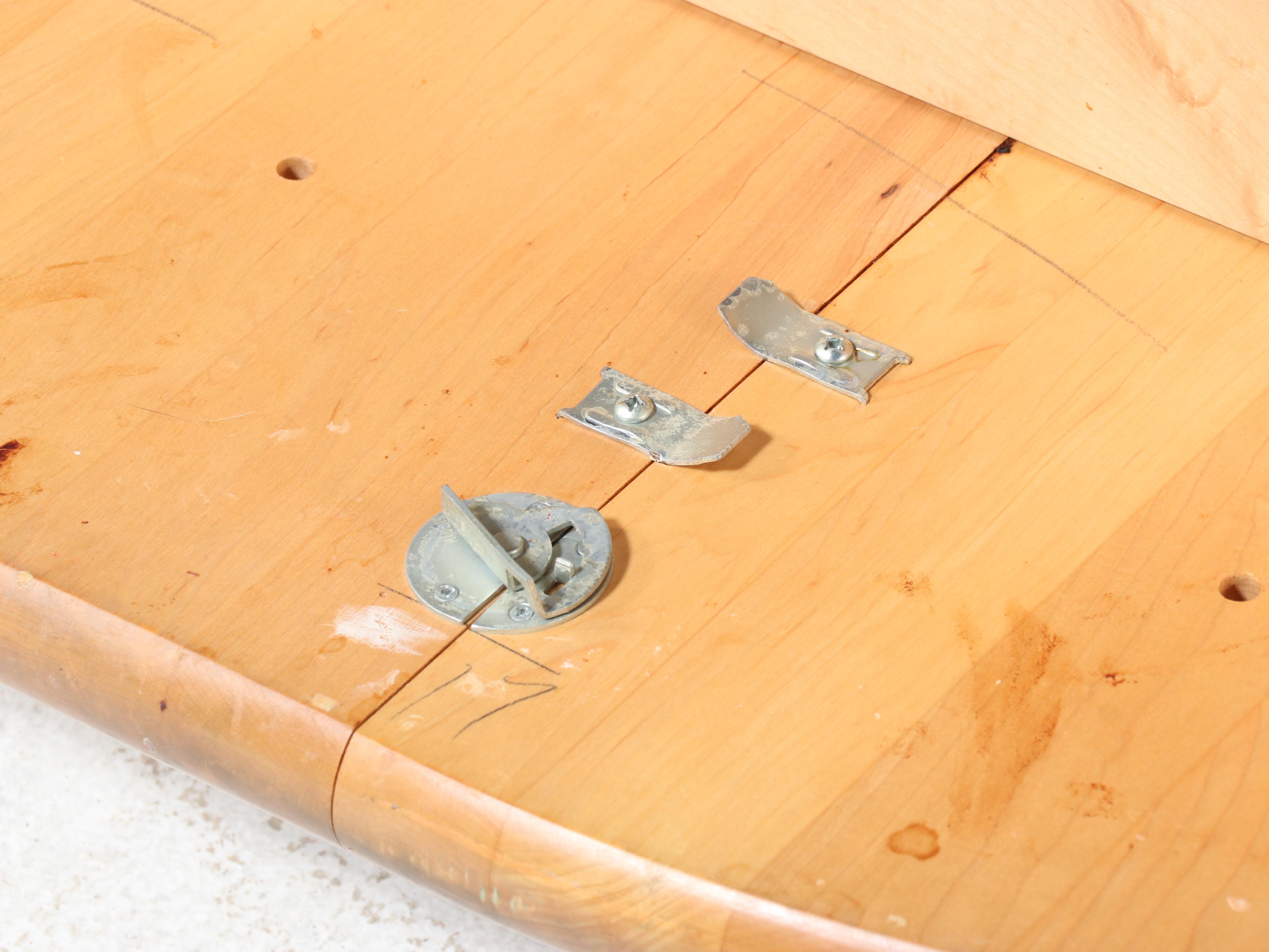 Walter of Wabash Colonial Style Dining Table and Six Windsor Chairs