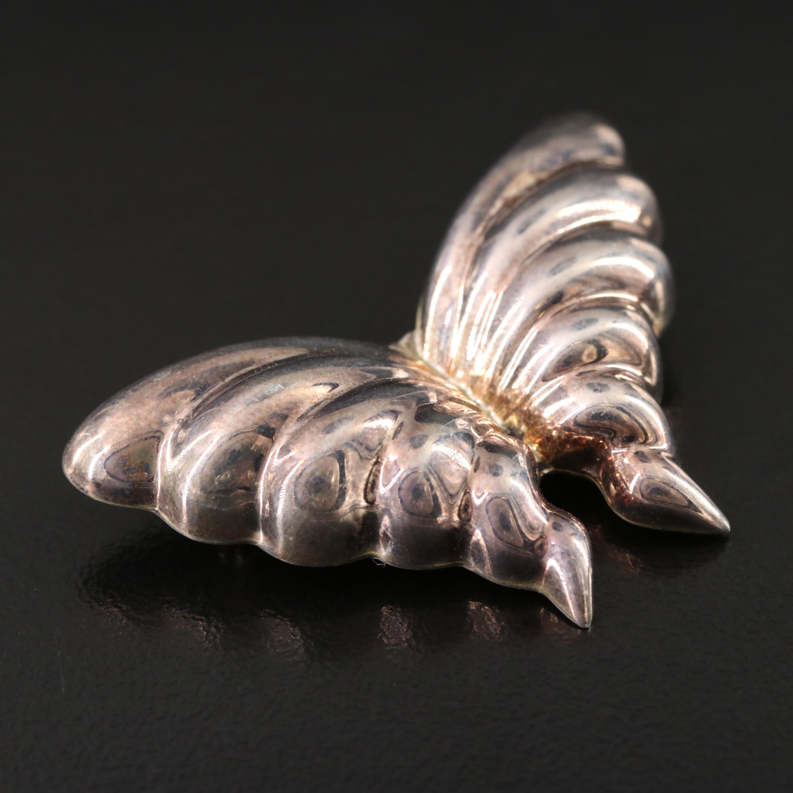 Tiffany & Co. Mexican Sterling Butterfly Brooch