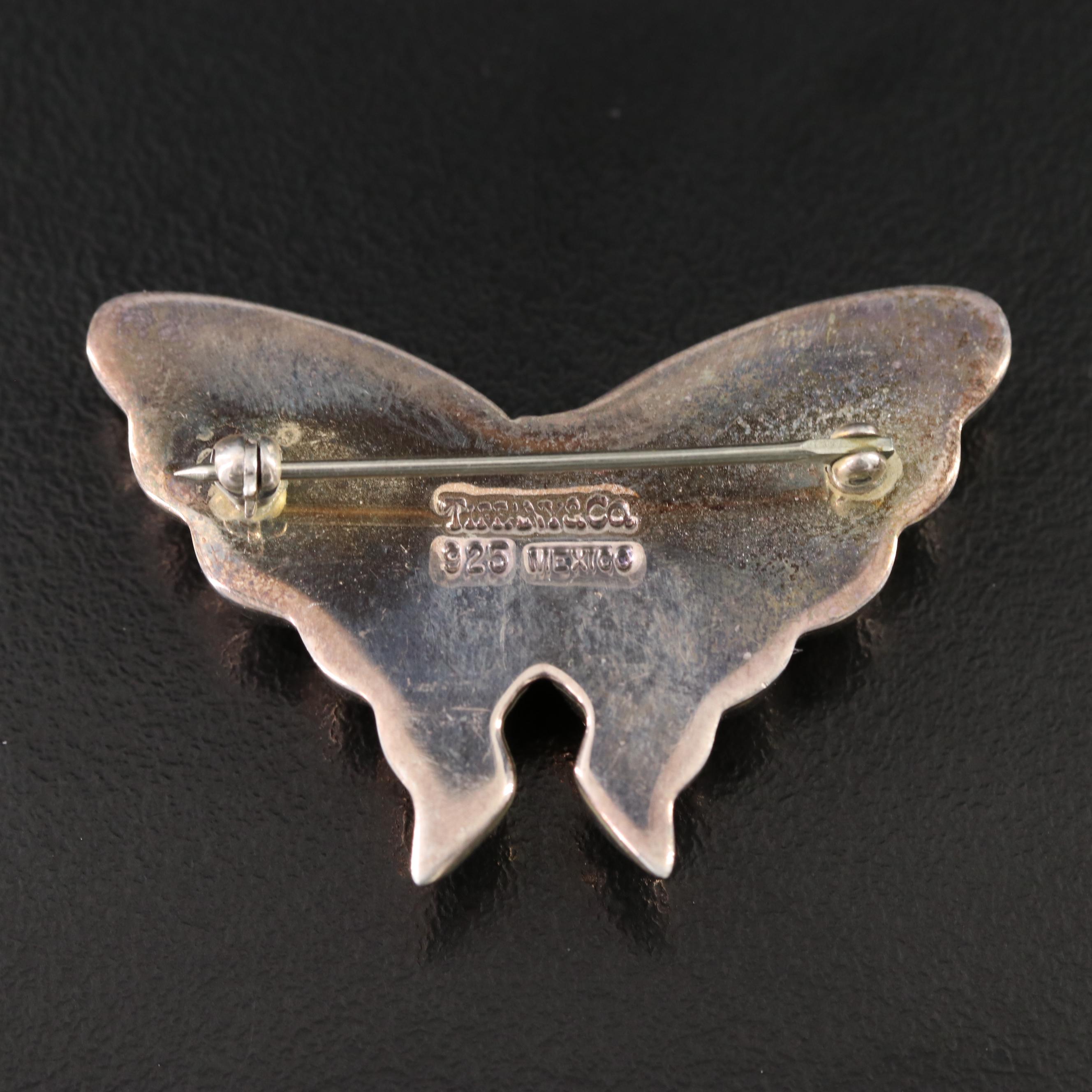 Tiffany & Co. Mexican Sterling Butterfly Brooch