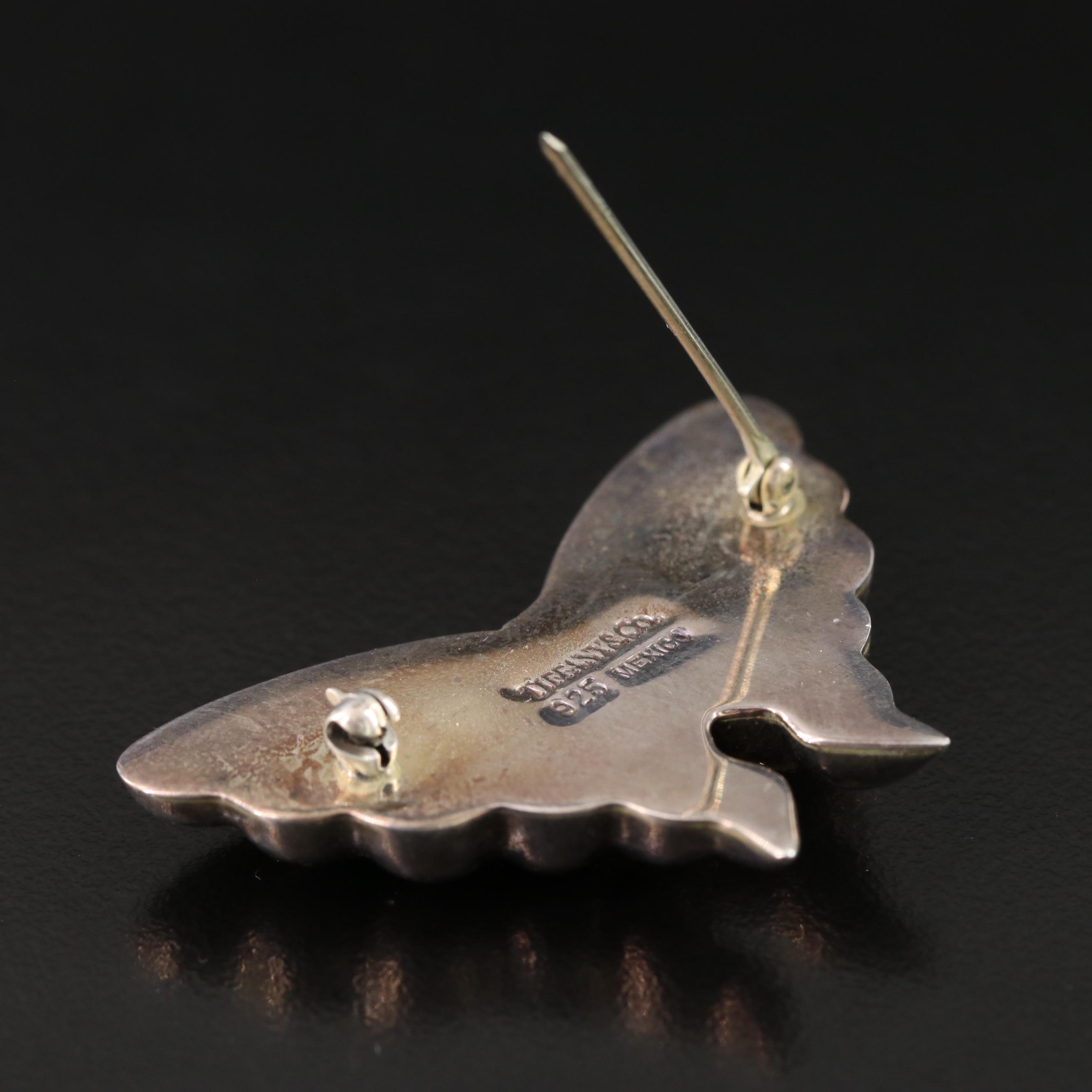 Tiffany & Co. Mexican Sterling Butterfly Brooch