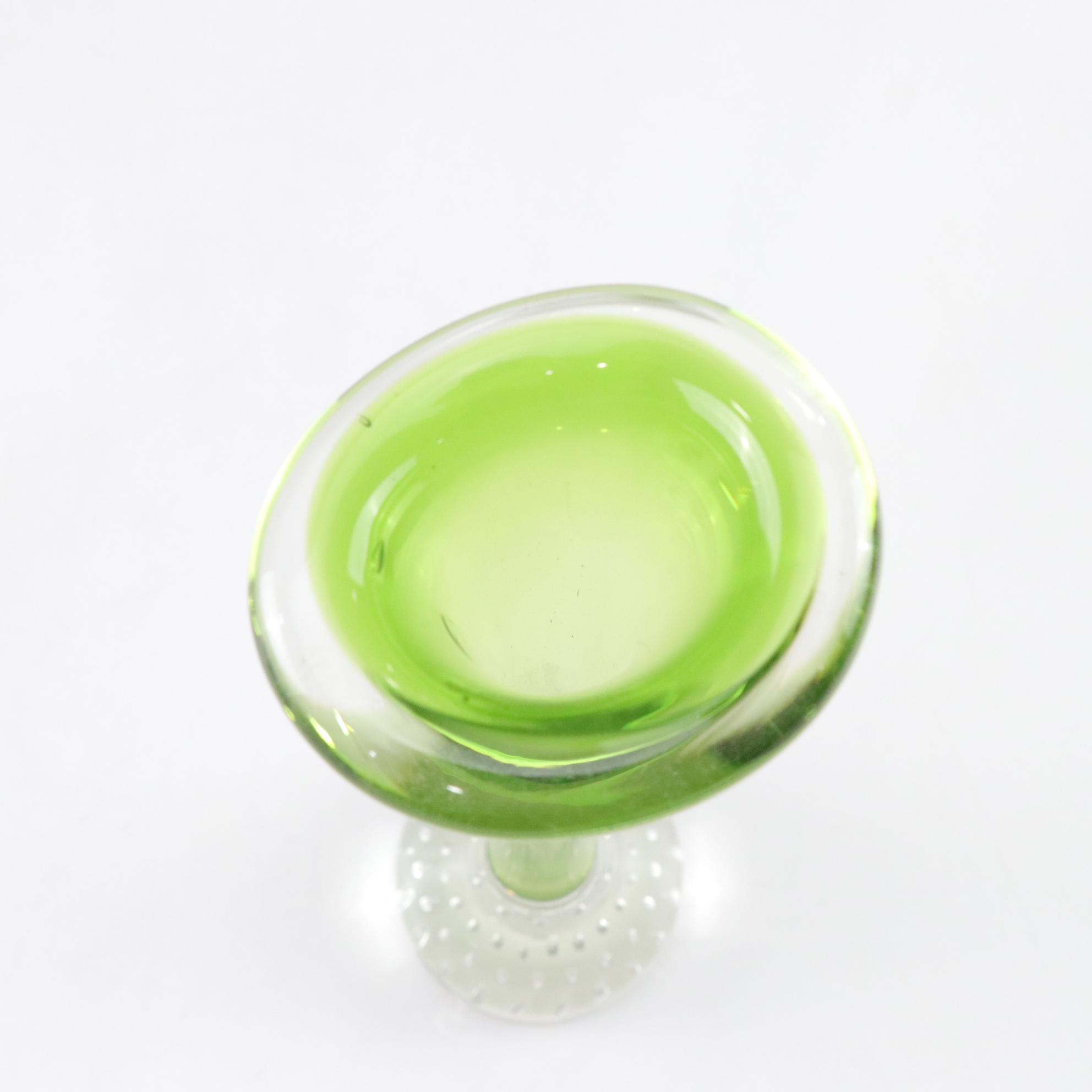 Art Glass Bud Vase and Three Paperweights