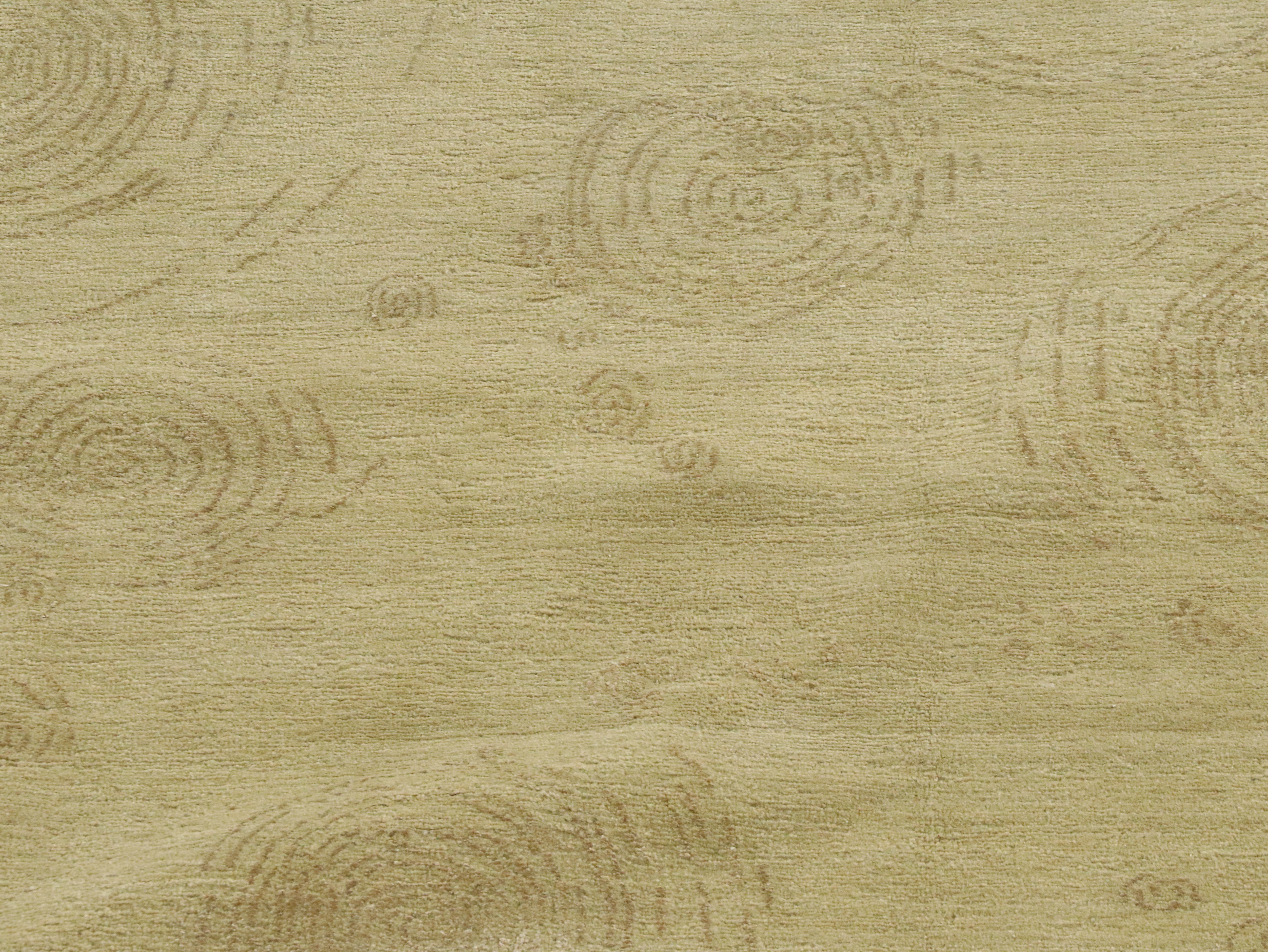 12'7 x 14'4 Hand-Knotted Lapchi "Carp Pond" Room Sized Rug