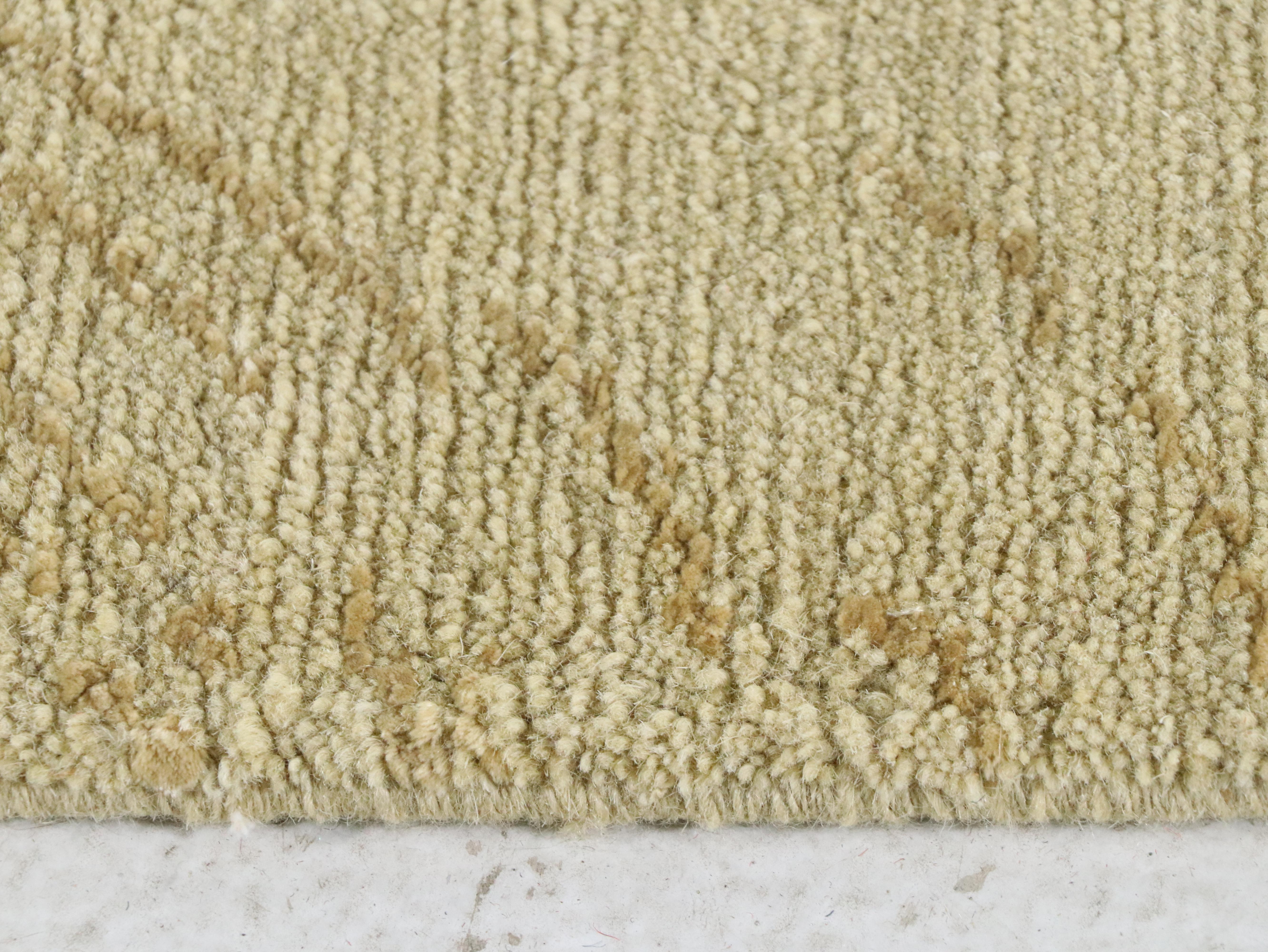 12'7 x 14'4 Hand-Knotted Lapchi "Carp Pond" Room Sized Rug