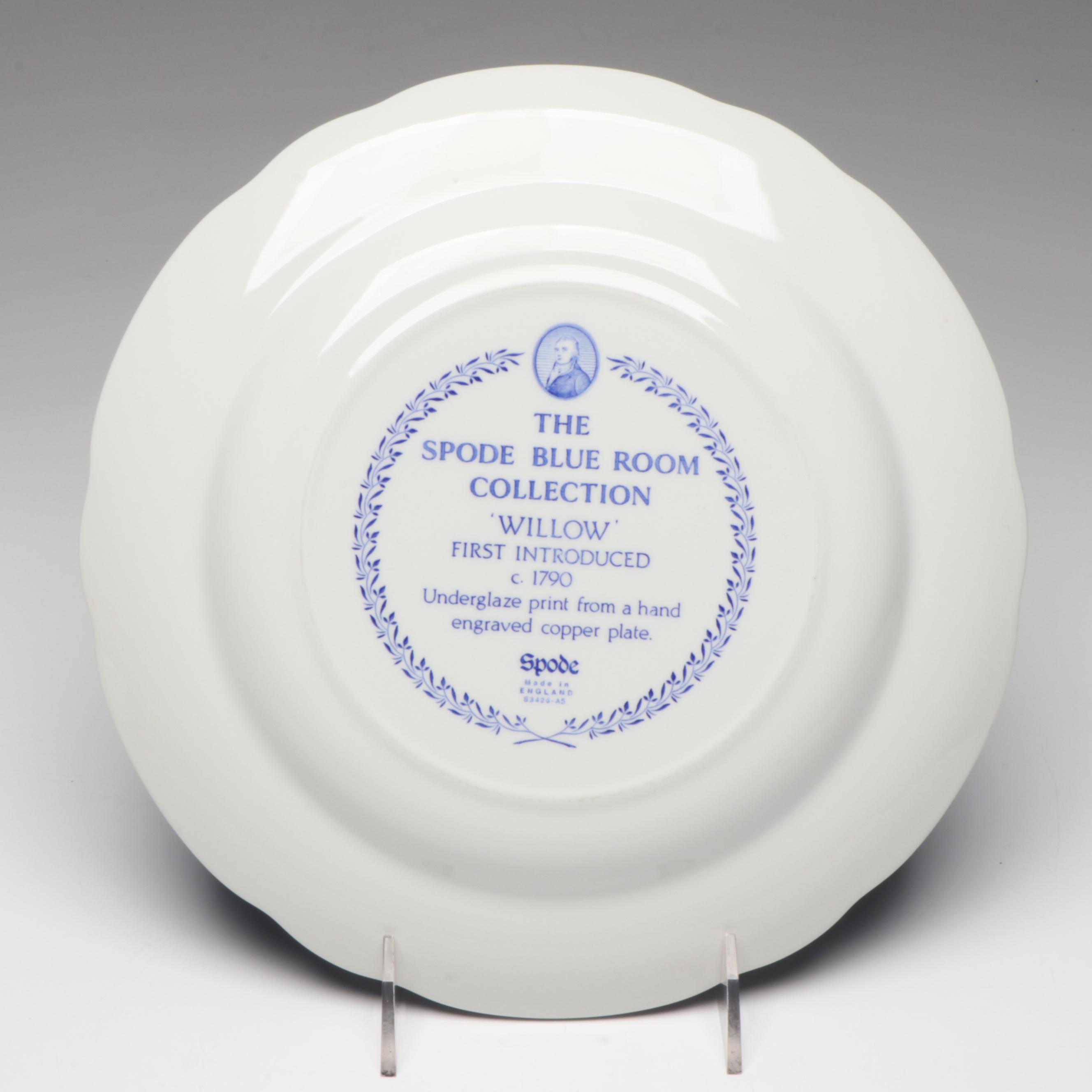Spode Blue Room Collection Traditions Series Castle, Willow and Other Plates