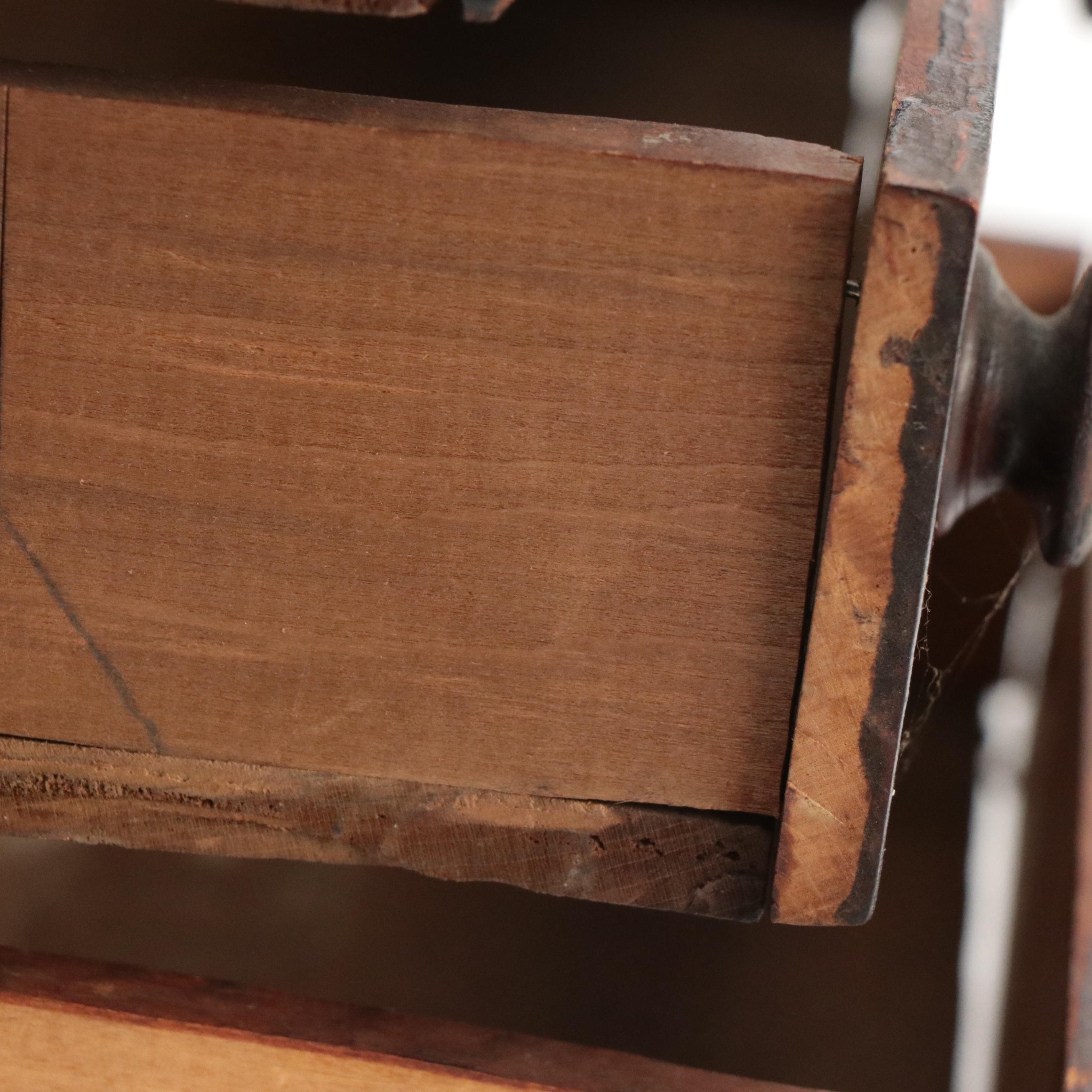 Miniature American Empire Style Chest of Drawers, 19th Century
