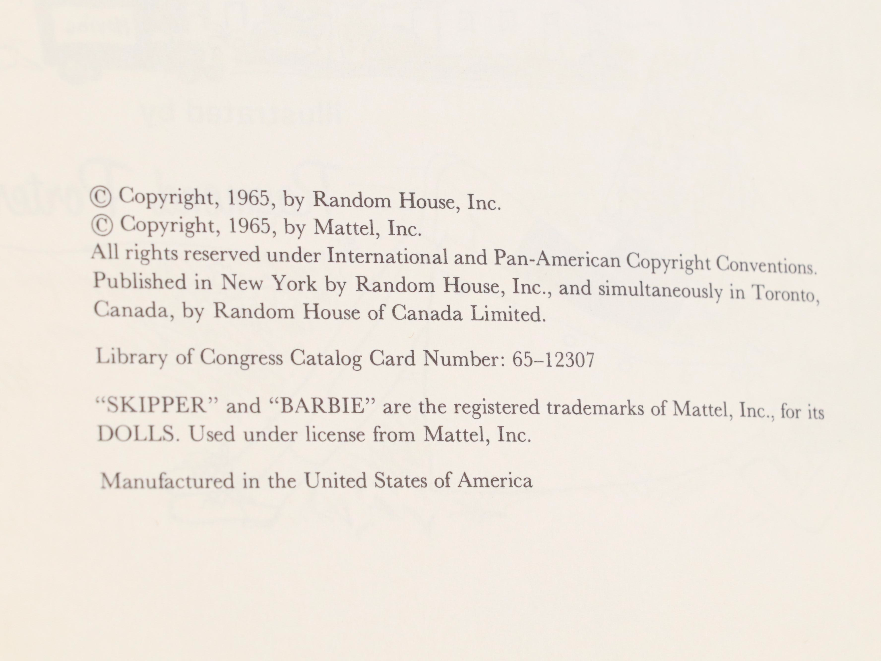 "Barbie's Fashion Success" by Bette Lou Maybee and Other Book with Dolls, More