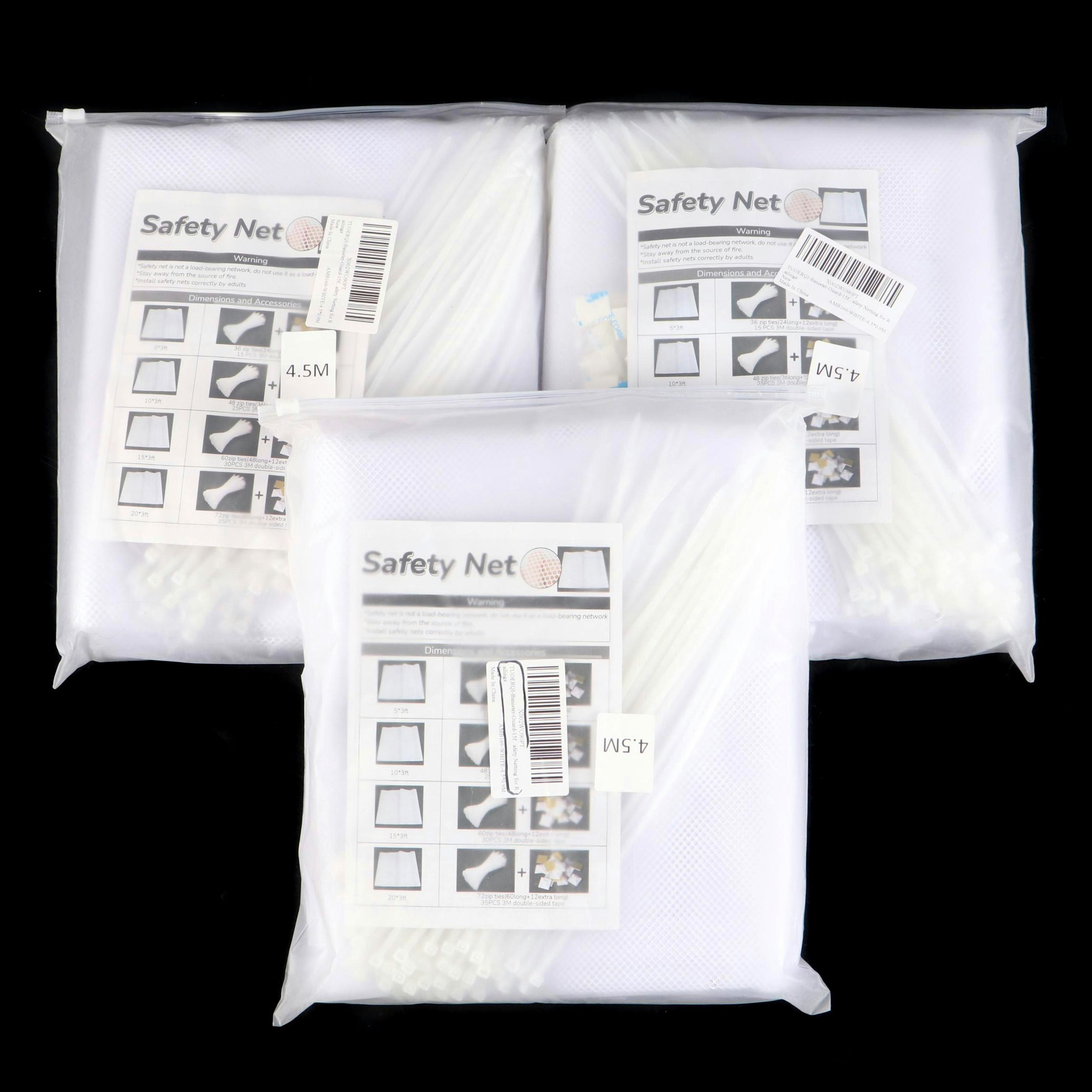 Tuerqi Mesh and Plastic Banister Guards