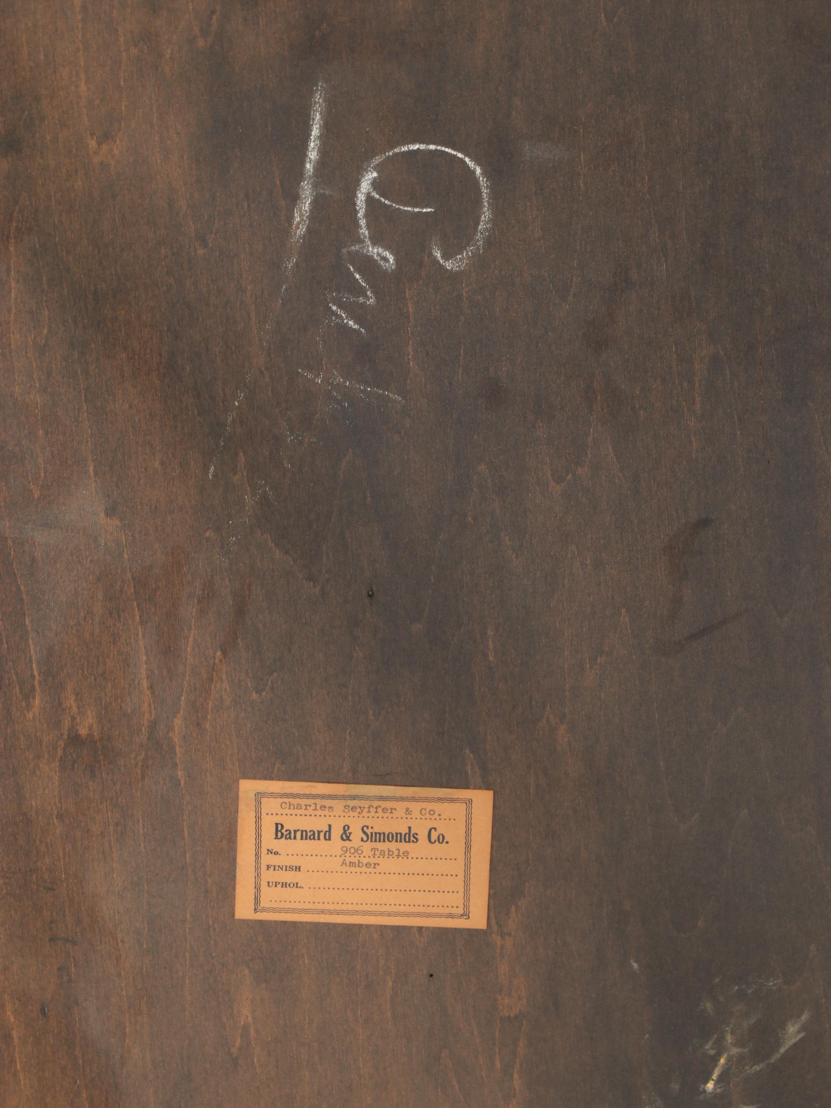 Barnard & Simonds Co. Queen Style Cherrywood and Birch Flip-Top Dining Table