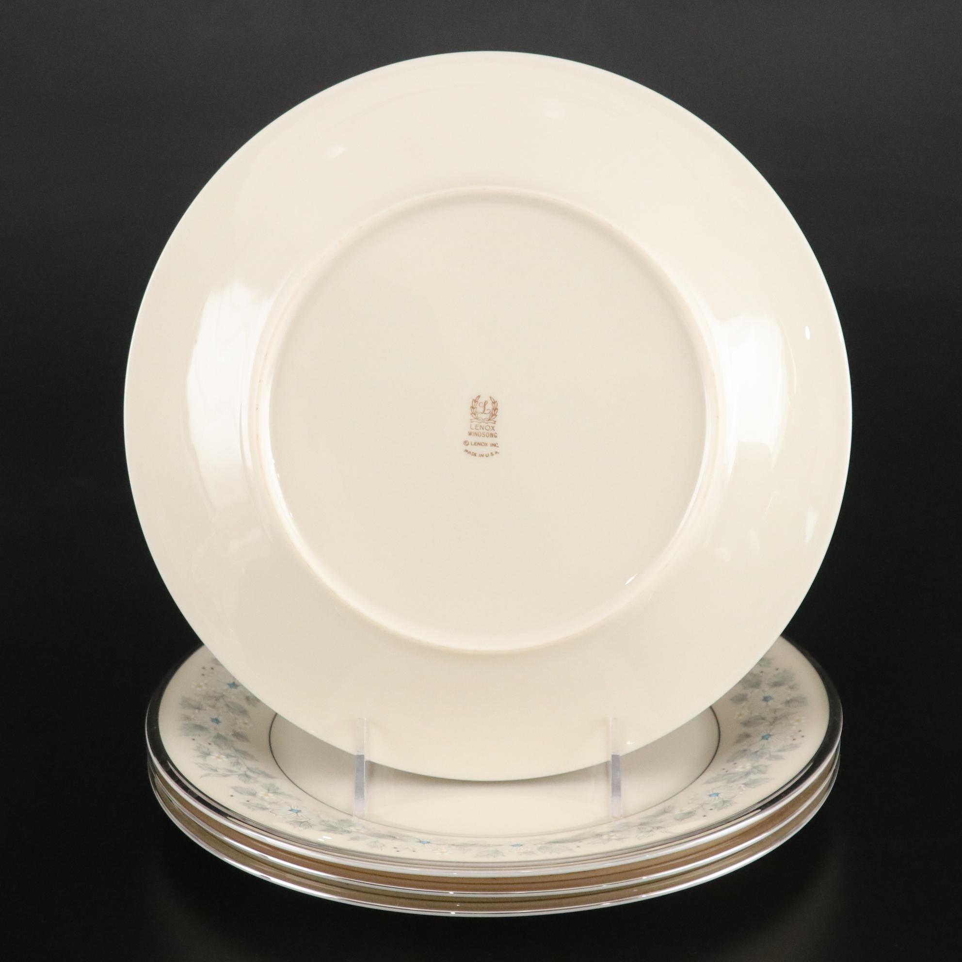 Lenox "Windsong" Bone China Five-Piece Dinner Service Set for Four