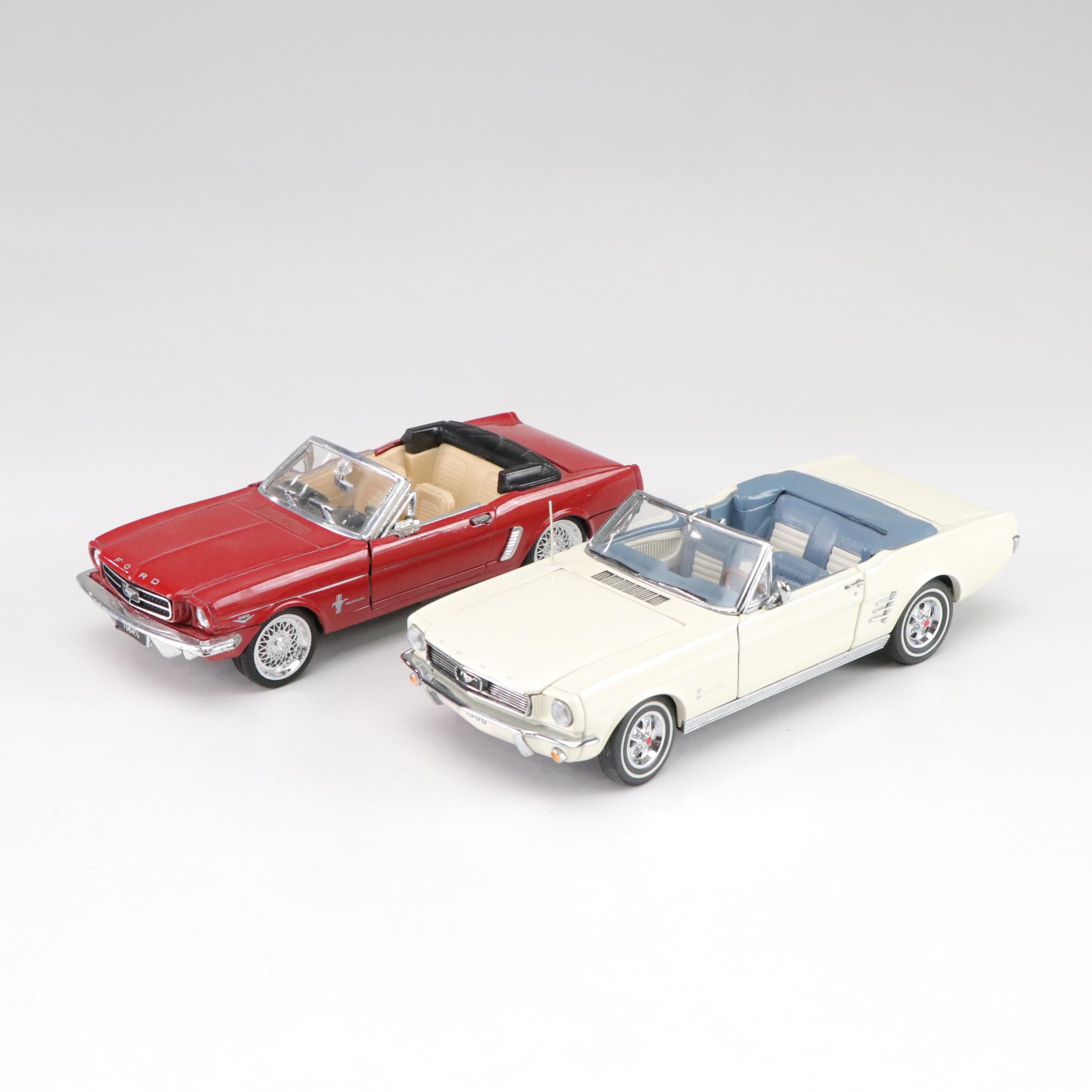 Ford Mustang 60s Models Featured in Collection of Diecast Model Cars