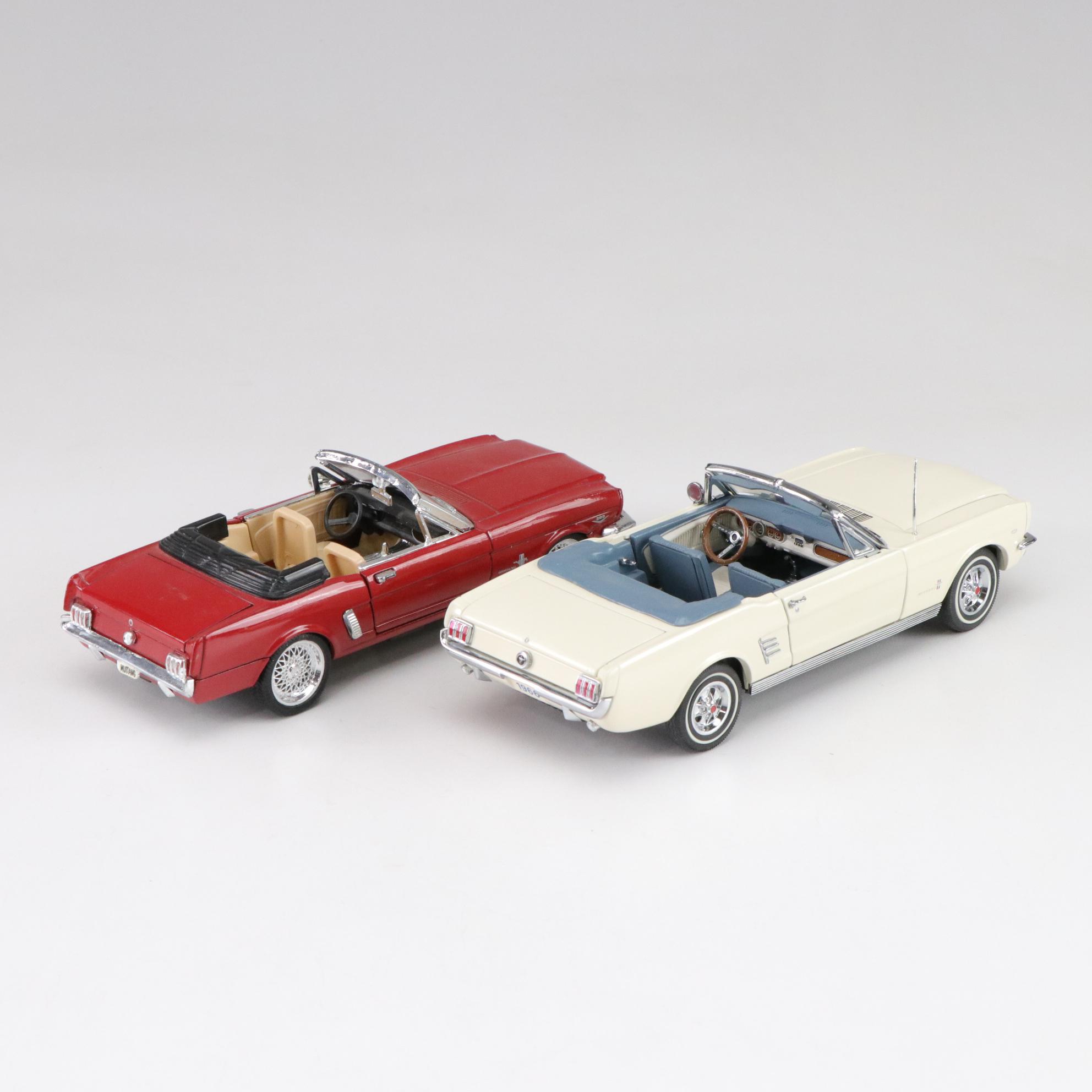 Ford Mustang 60s Models Featured in Collection of Diecast Model Cars