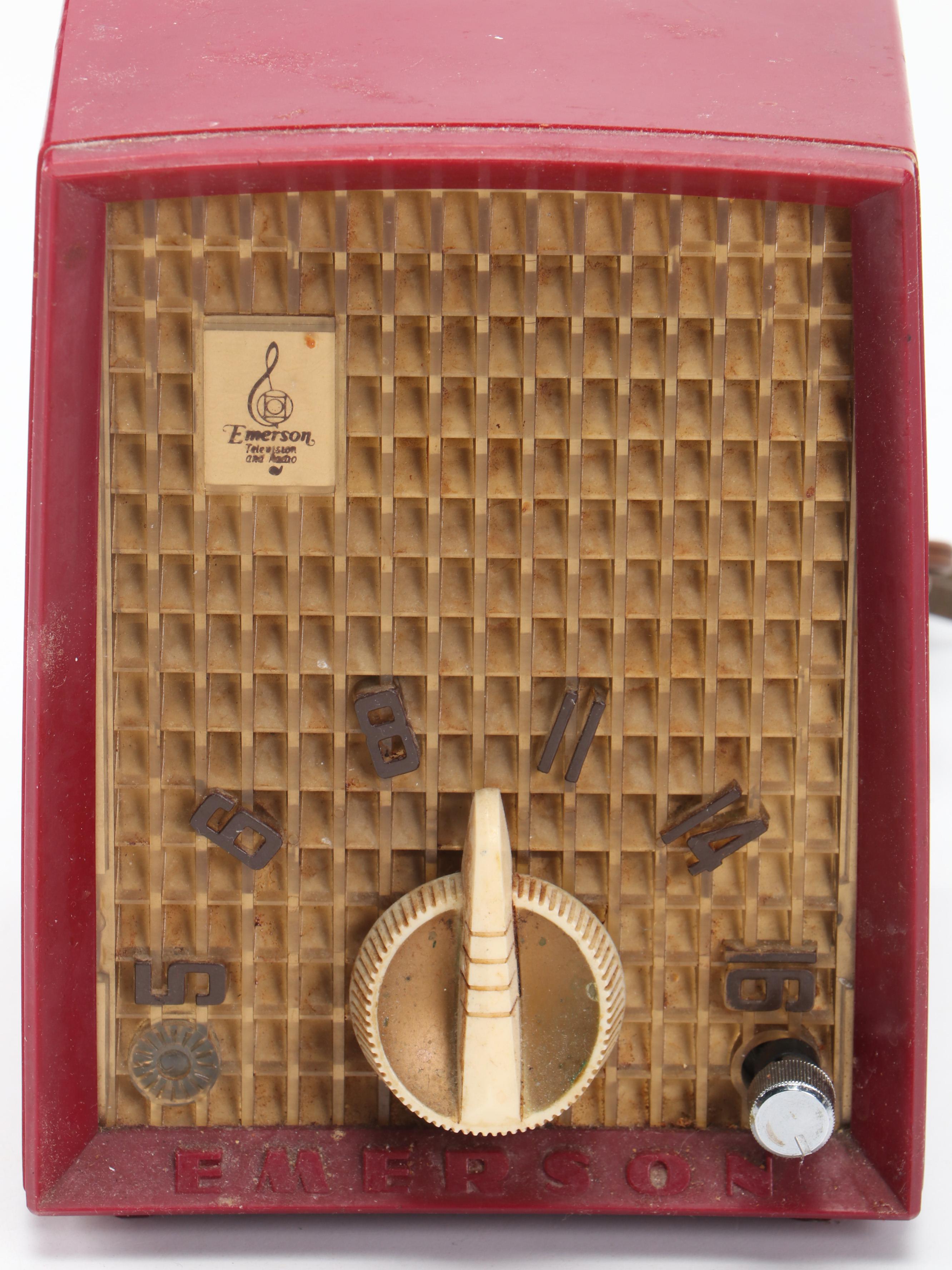 Emerson 706 Series B Electric Tabletop Radio, Mid-20th Century