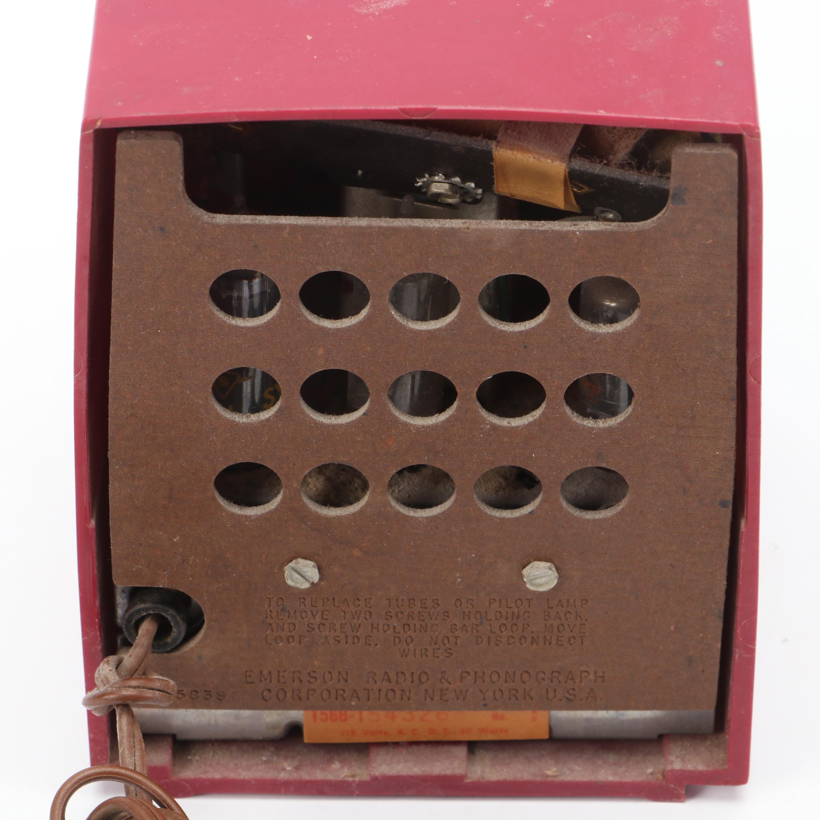 Emerson 706 Series B Electric Tabletop Radio, Mid-20th Century