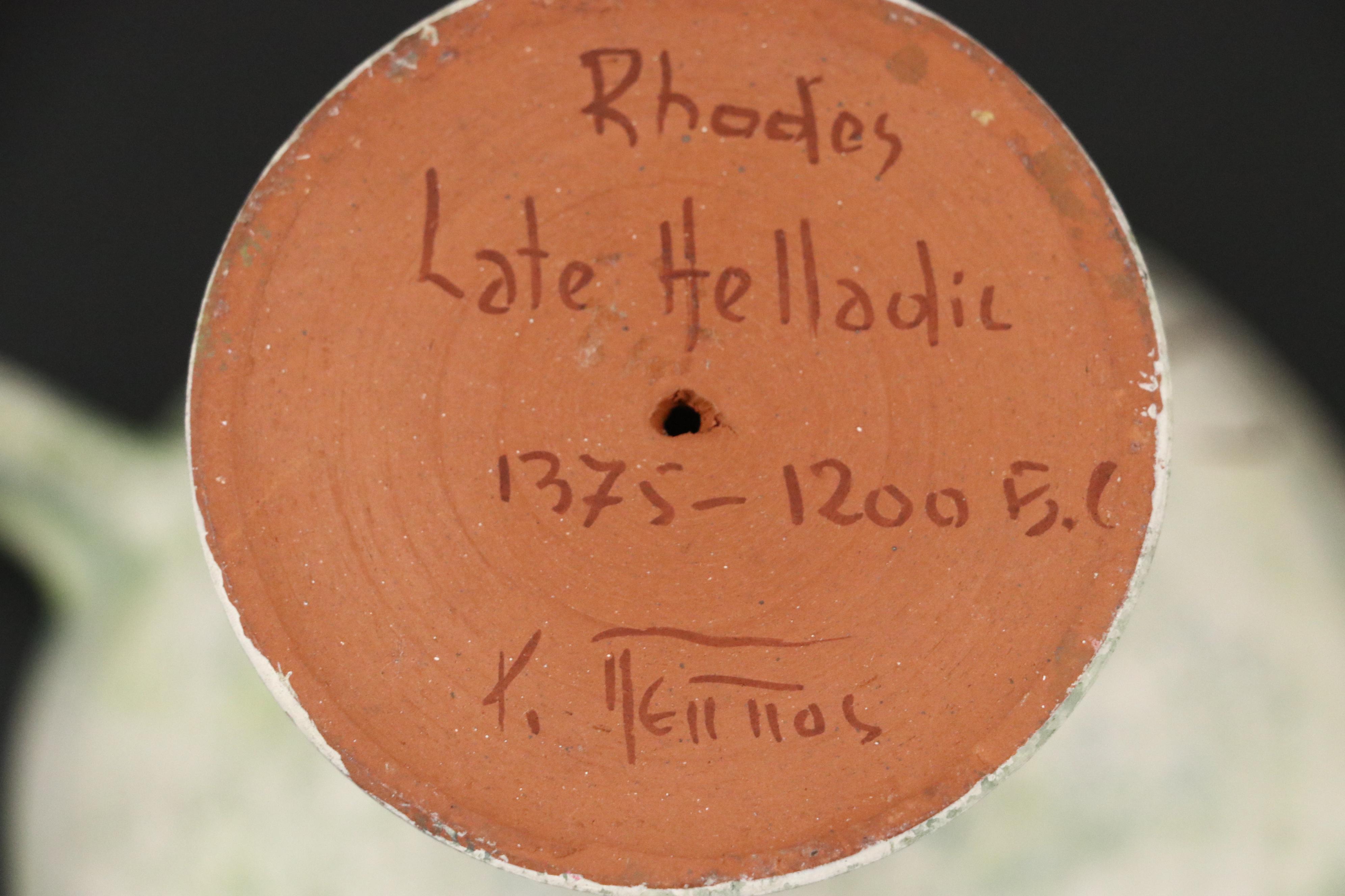 Late Helladic Style Art Pottery Stemmed Cups, 1970