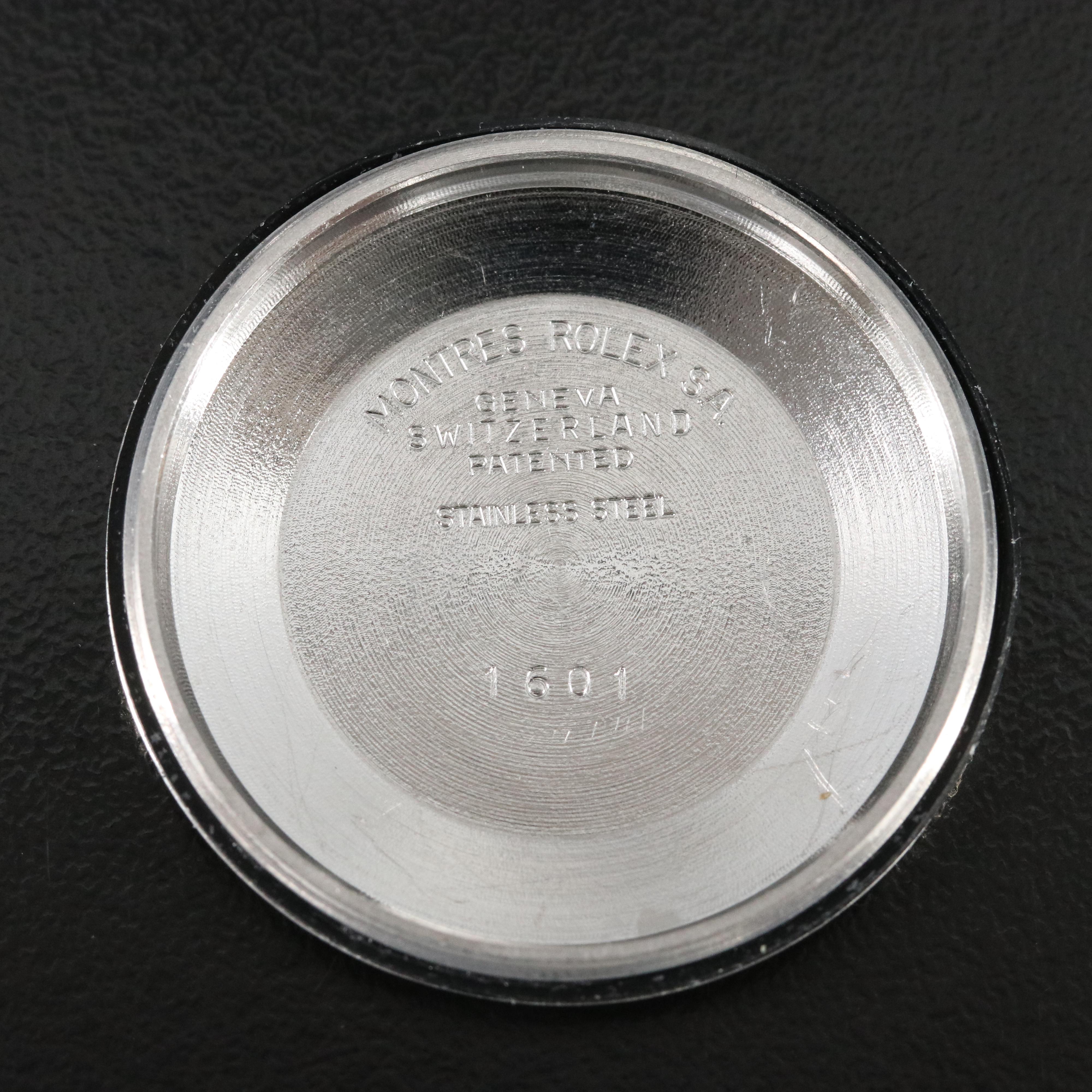 Rolex Datejust 1601 Silver "Pie Pan" Dial Steel Automatic Watch