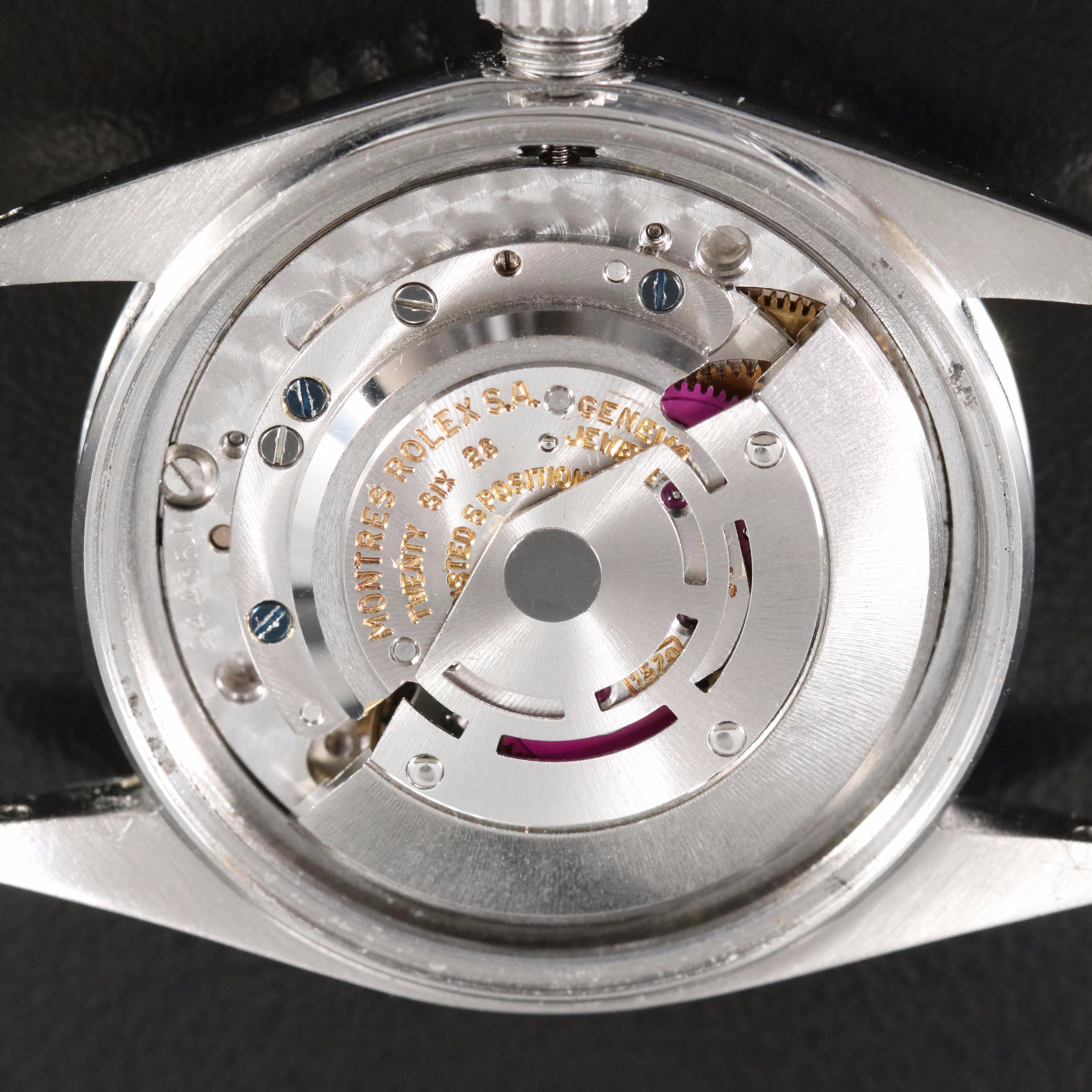 Rolex Datejust 1601 Silver "Pie Pan" Dial Steel Automatic Watch