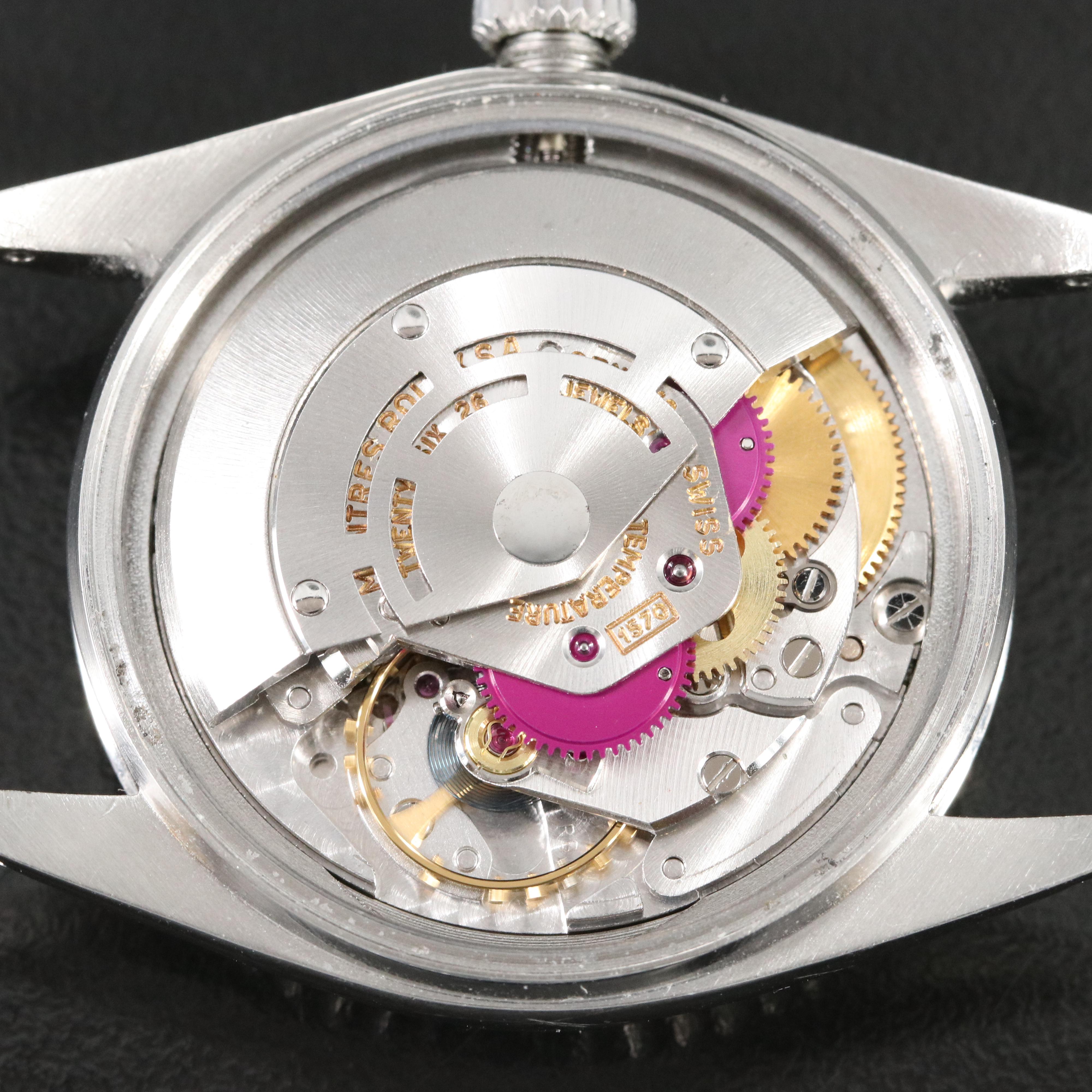 Rolex Datejust 1601 Silver "Pie Pan" Dial Steel Automatic Watch