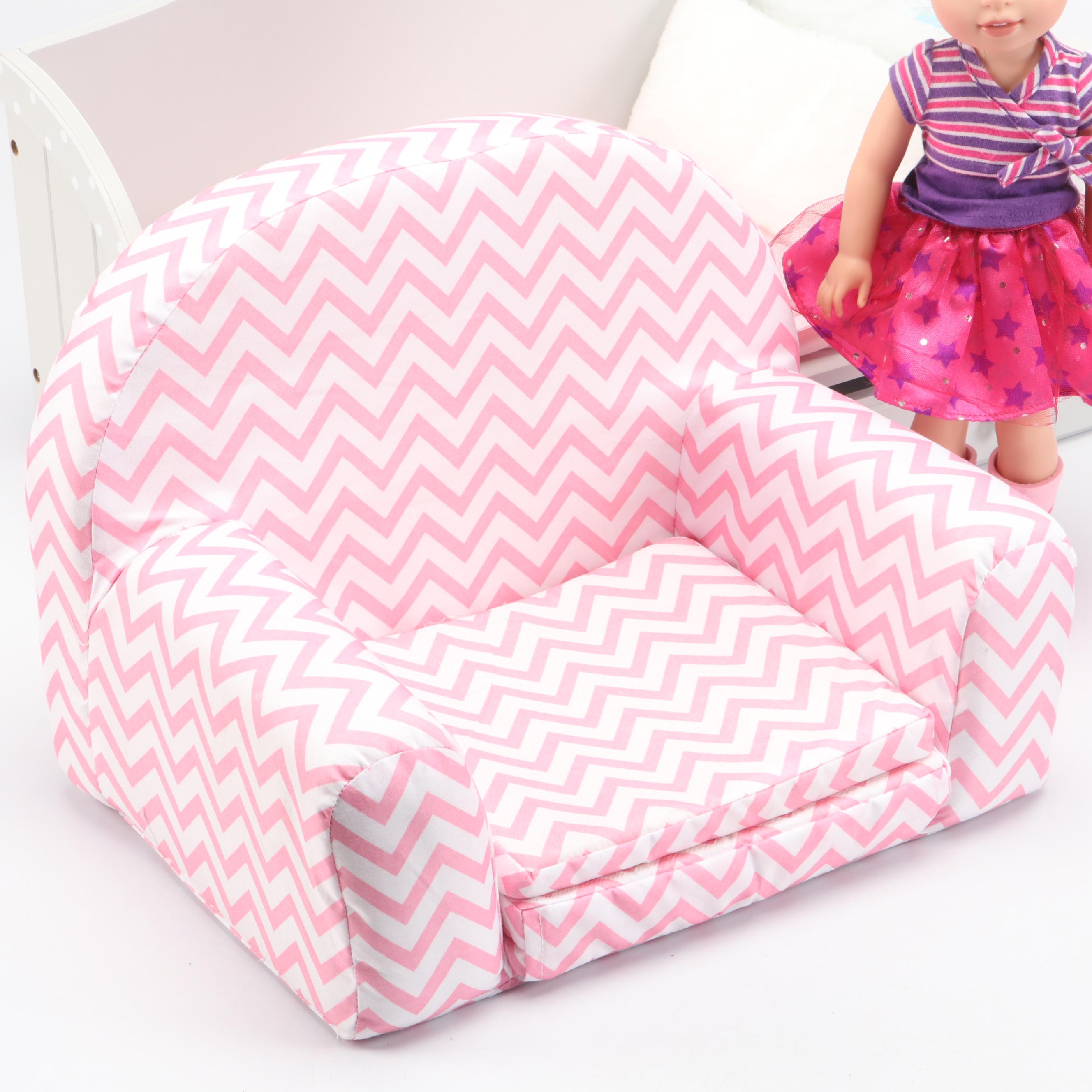 American Girl "Emerson" Wellie Wishers Doll with Doll Furniture