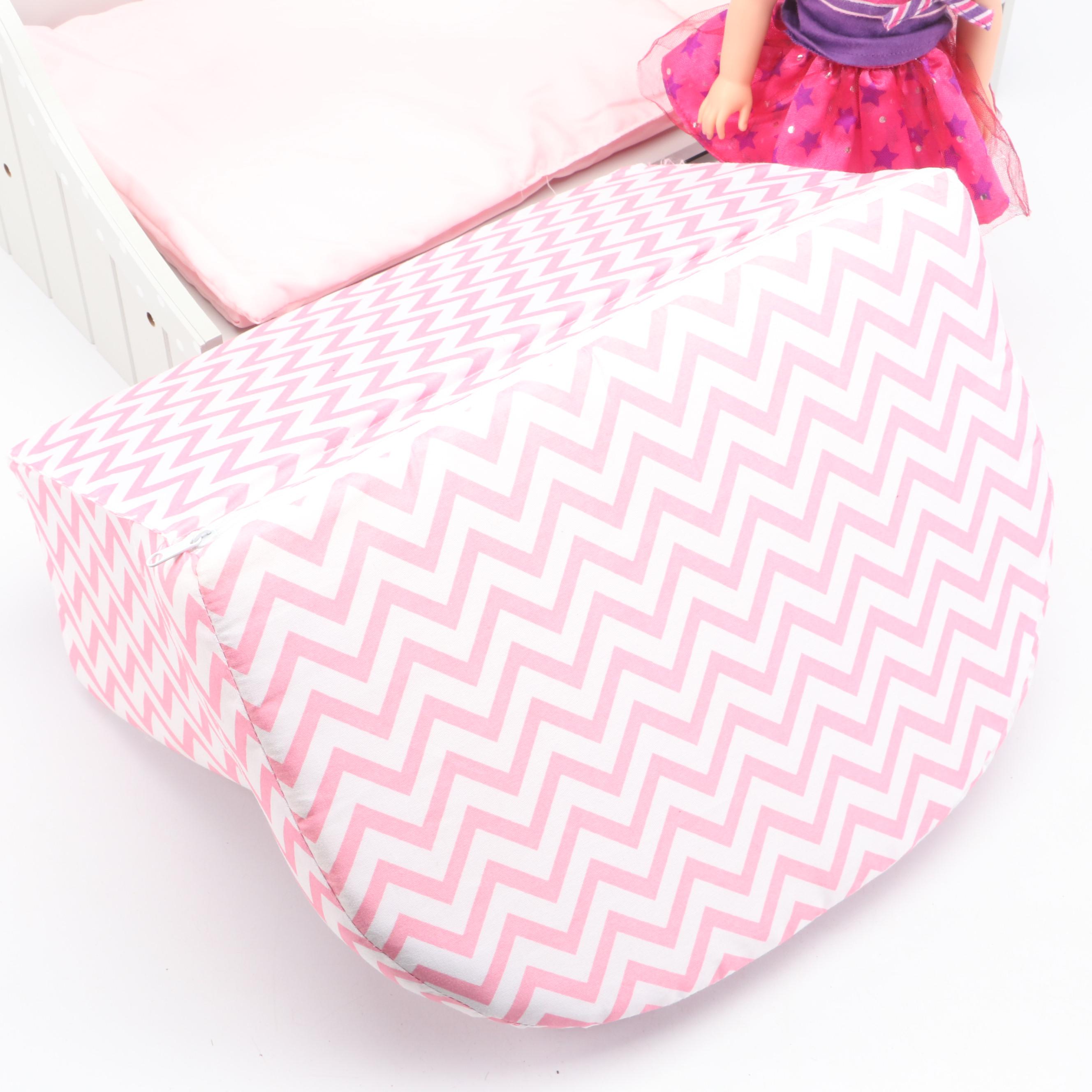 American Girl "Emerson" Wellie Wishers Doll with Doll Furniture