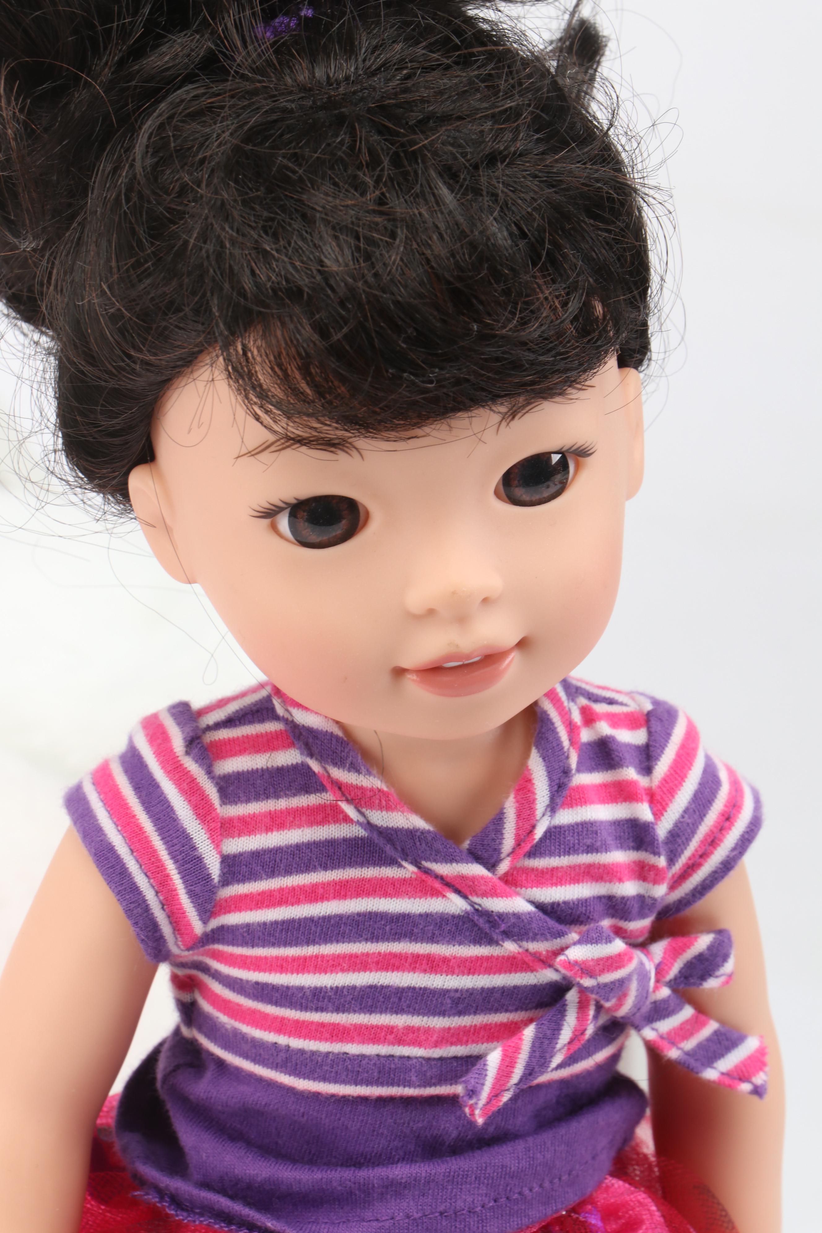 American Girl "Emerson" Wellie Wishers Doll with Doll Furniture