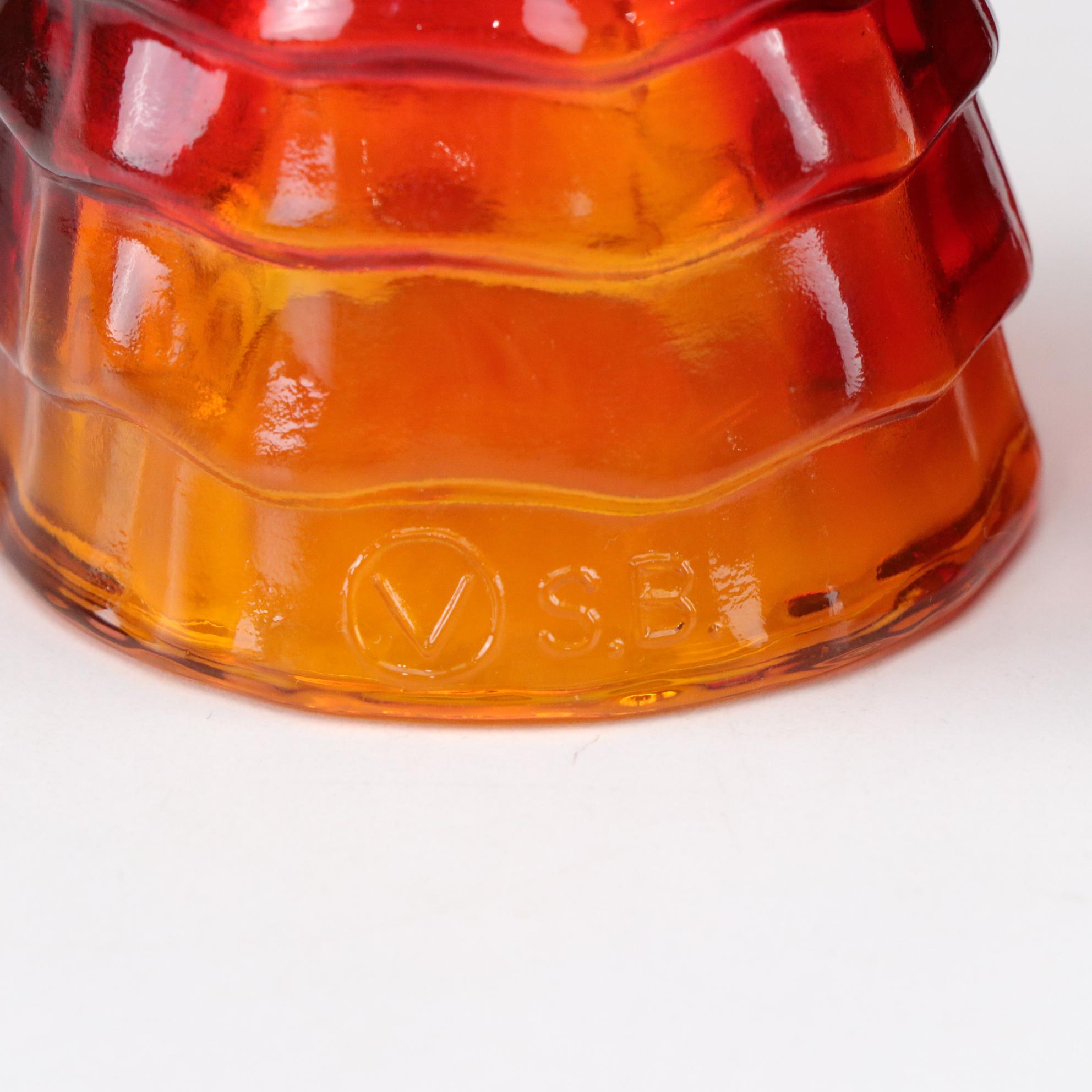 Amberina Southern Belles in Set of Glass Figures by Fenton, Boyd and More