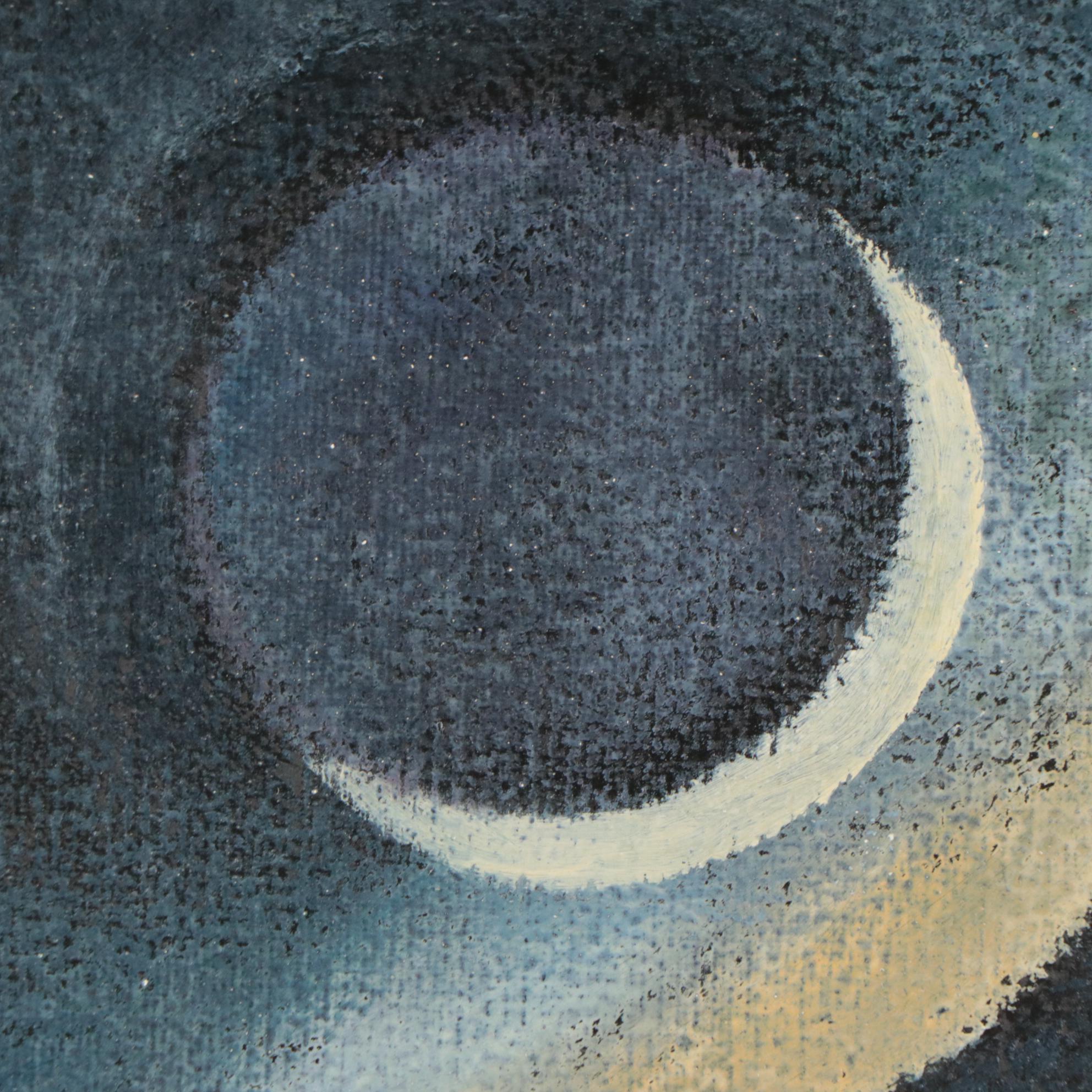 Dale Nichols Oil Painting "Children of the Heart of Heaven" circa 1969