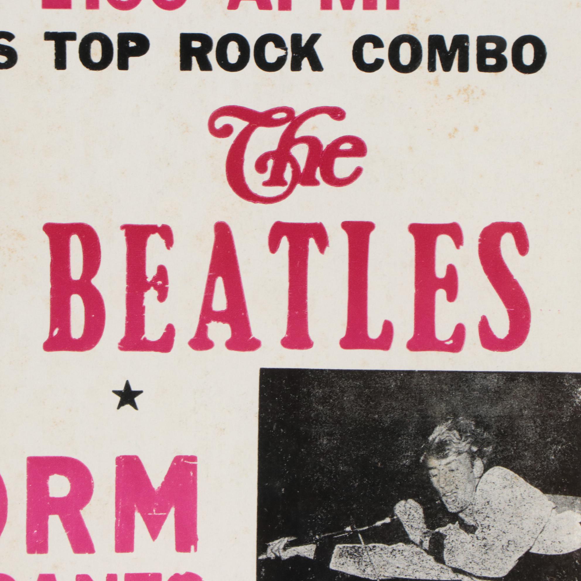 The Beatles at Tower Ballroom Letterpress Concert Poster "Operation Big Beat 5"