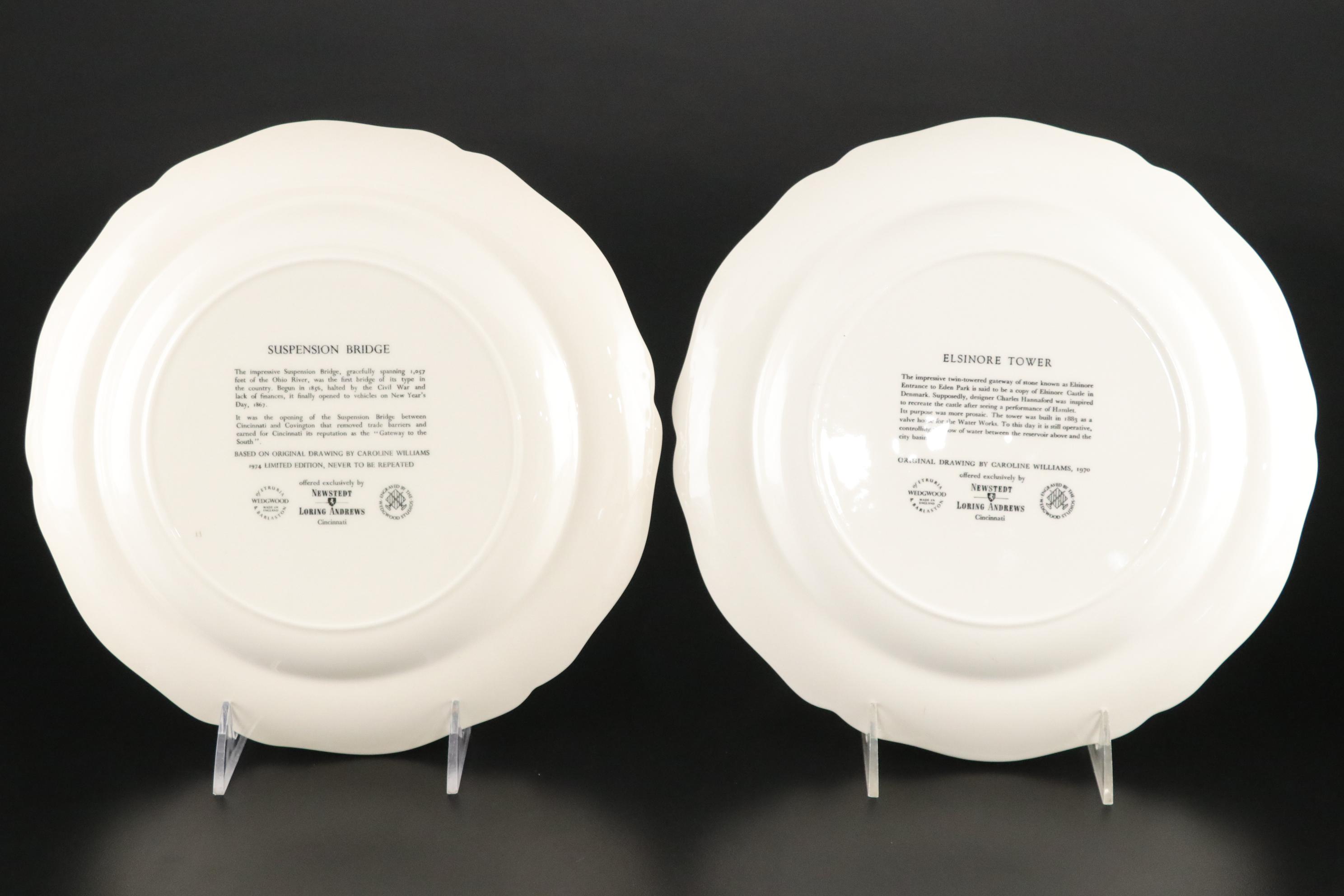 Caroline Williams for Wedgwood "Scenes of Cincinnati" Includes "Elsinore Tower"