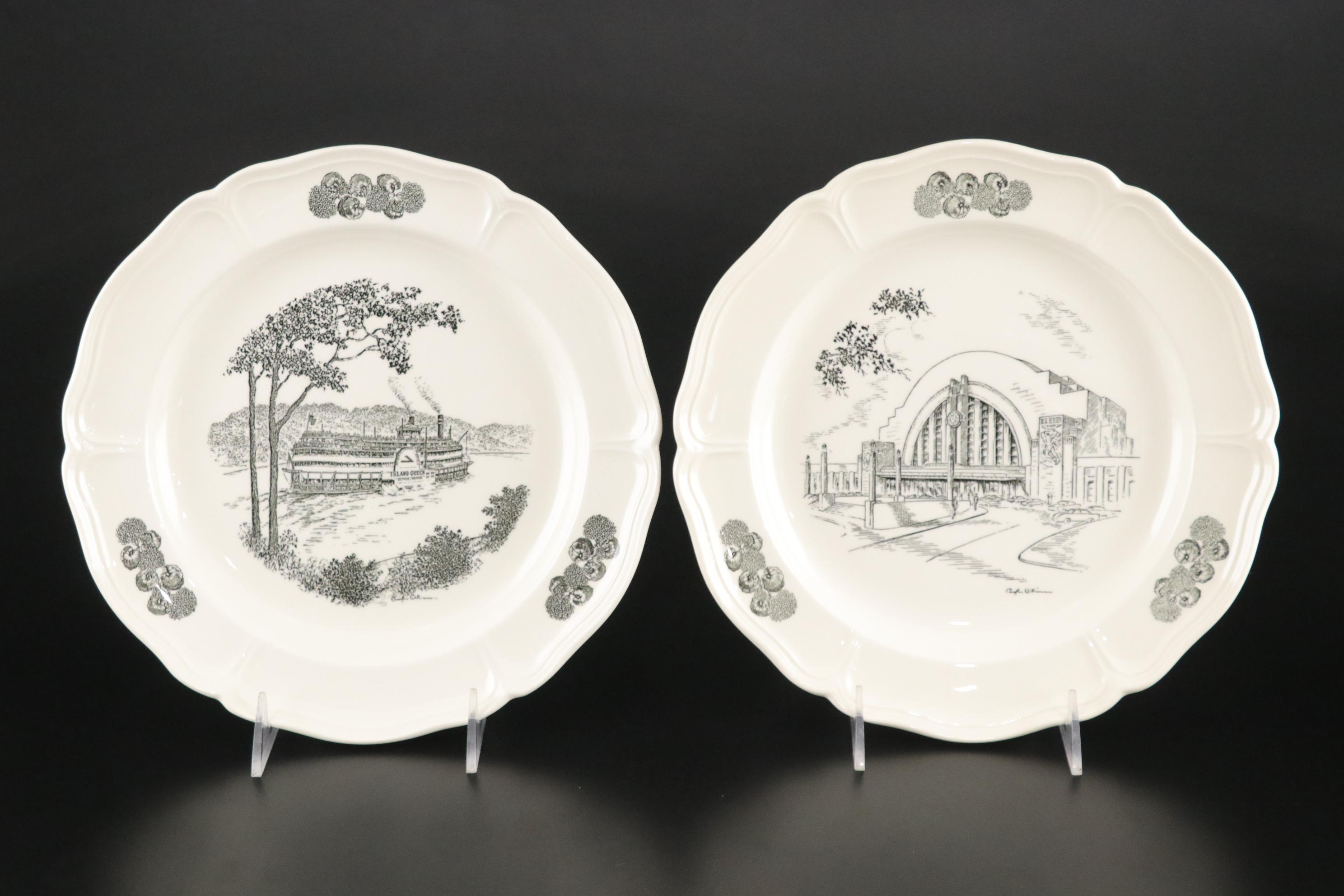 Caroline Williams for Wedgwood "Scenes of Cincinnati" Includes "Elsinore Tower"