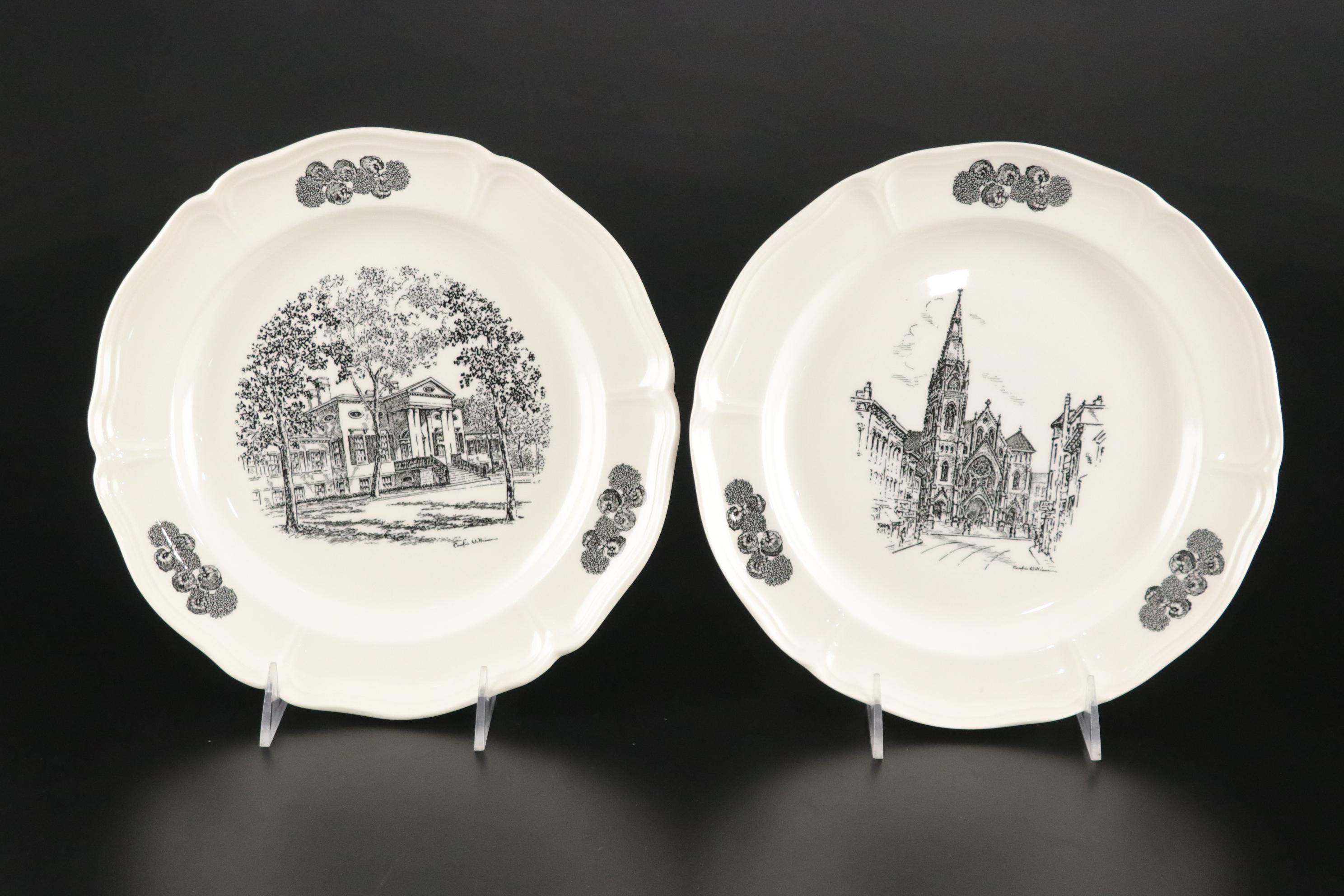 Caroline Williams for Wedgwood "Scenes of Cincinnati" Includes "Elsinore Tower"