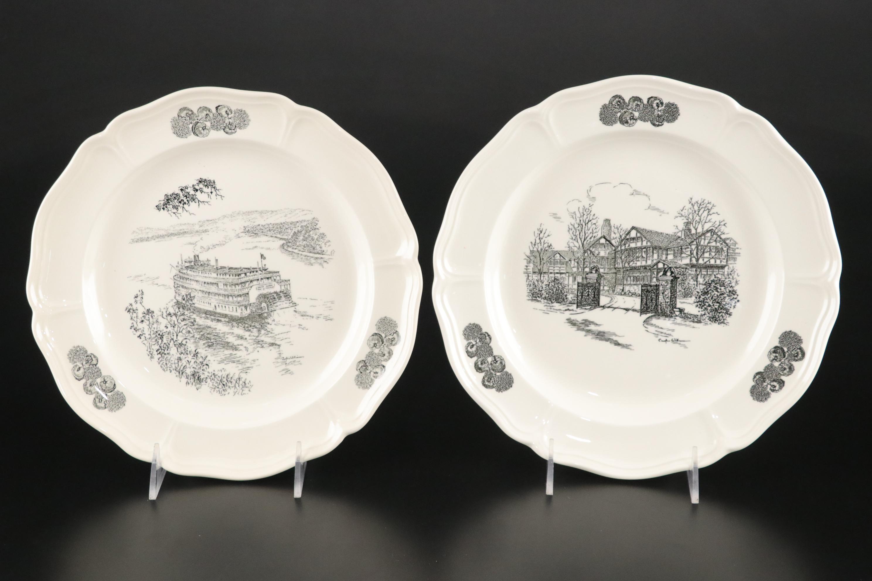 Caroline Williams for Wedgwood "Scenes of Cincinnati" Includes "Elsinore Tower"