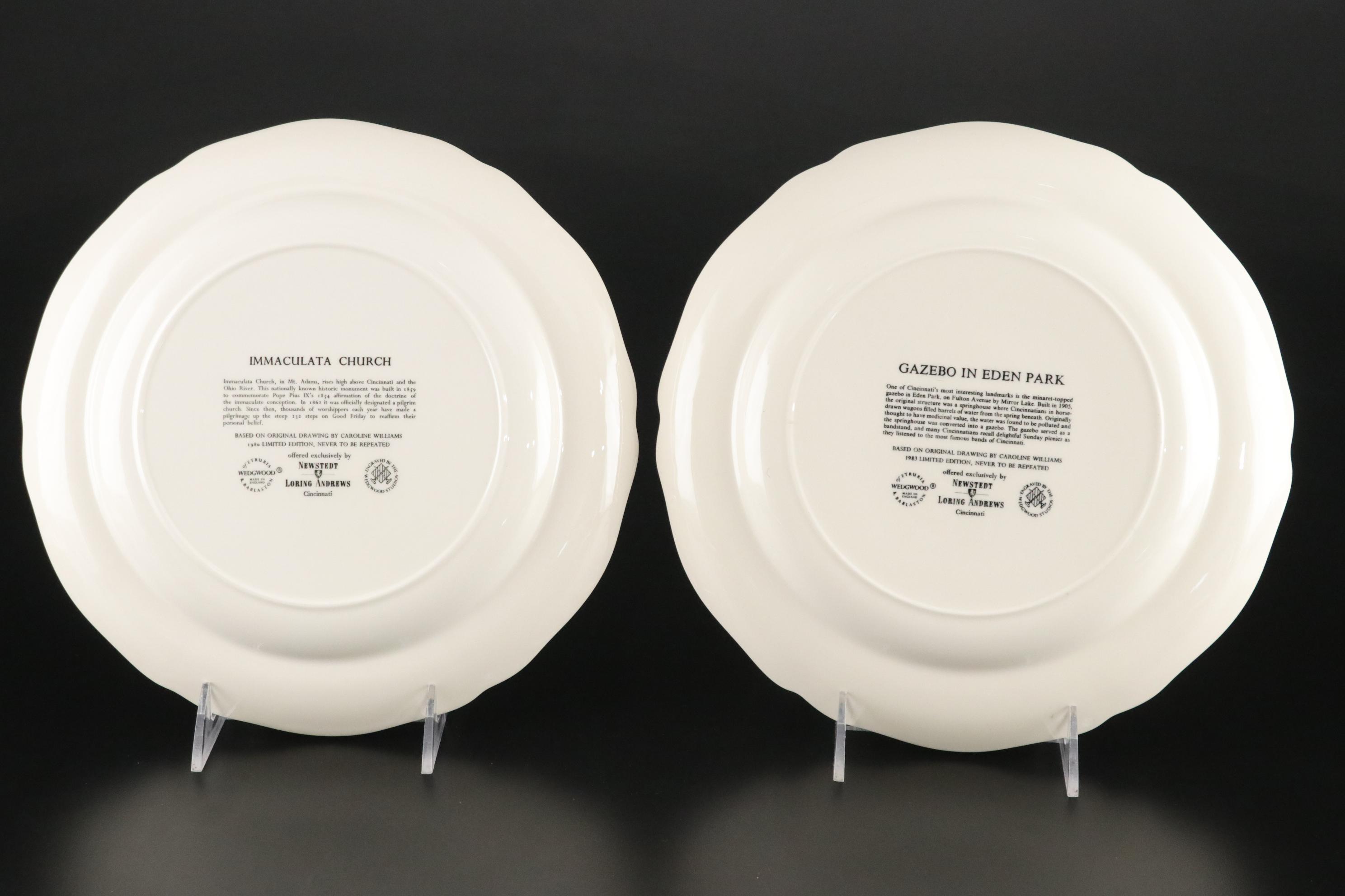 Caroline Williams for Wedgwood "Scenes of Cincinnati" Includes "Elsinore Tower"