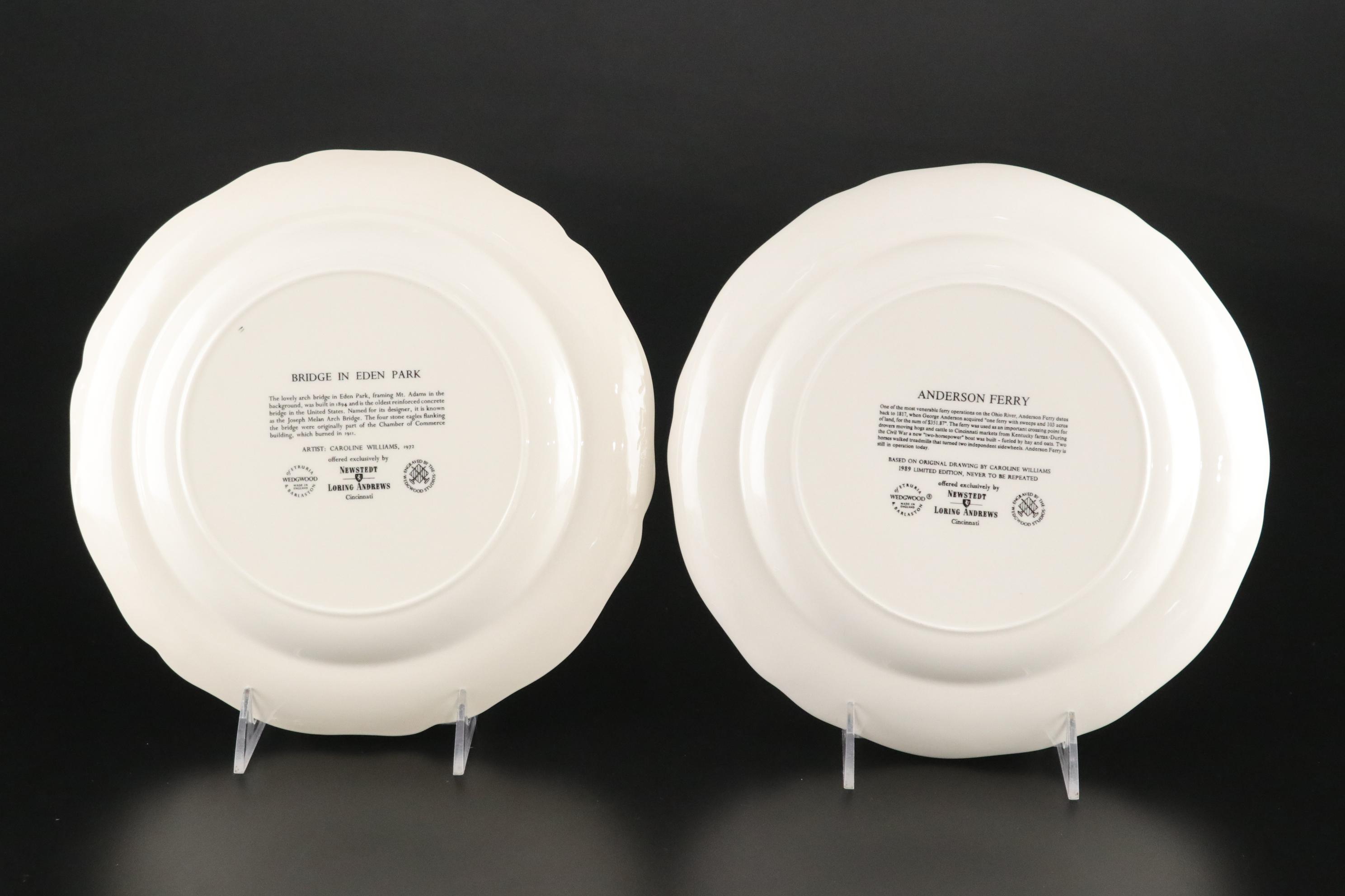 Caroline Williams for Wedgwood "Scenes of Cincinnati" Includes "Elsinore Tower"