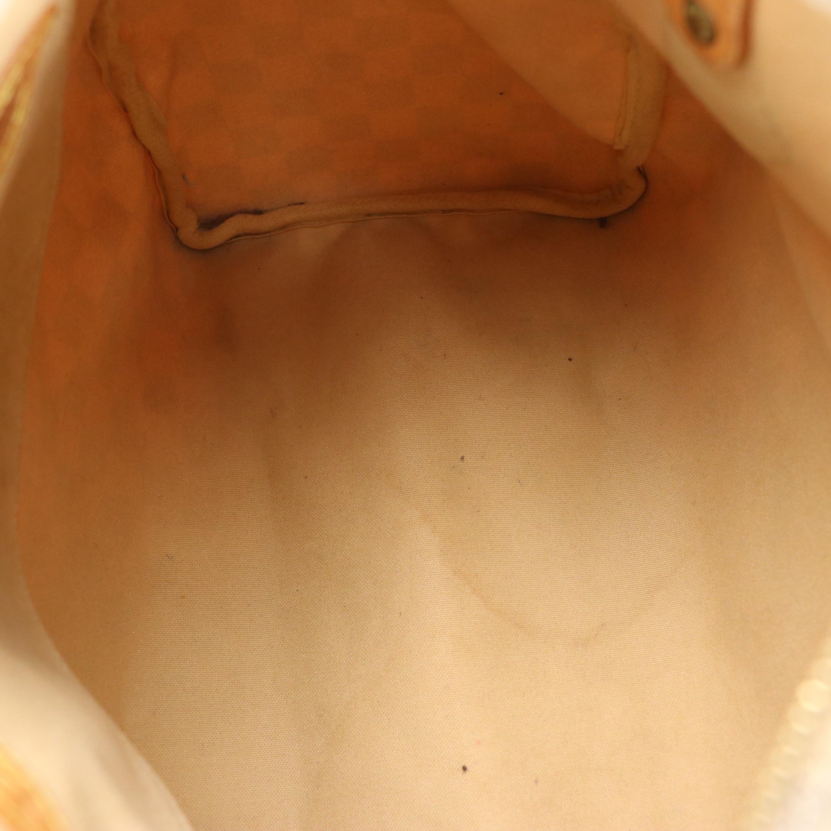 Louis Vuitton Speedy 30 Boston Bag in Damier Azur Canvas and Vachetta Leather