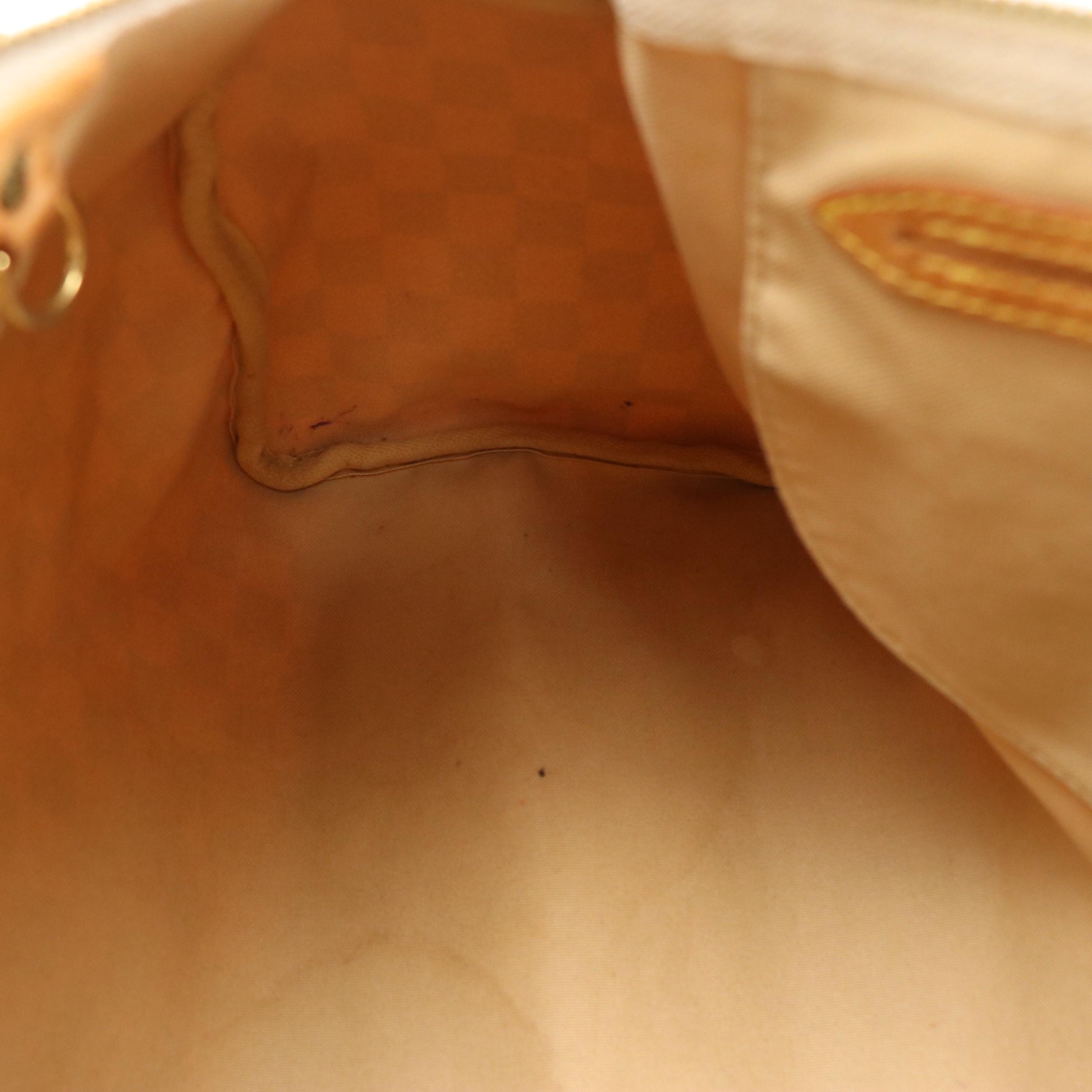 Louis Vuitton Speedy 30 Boston Bag in Damier Azur Canvas and Vachetta Leather
