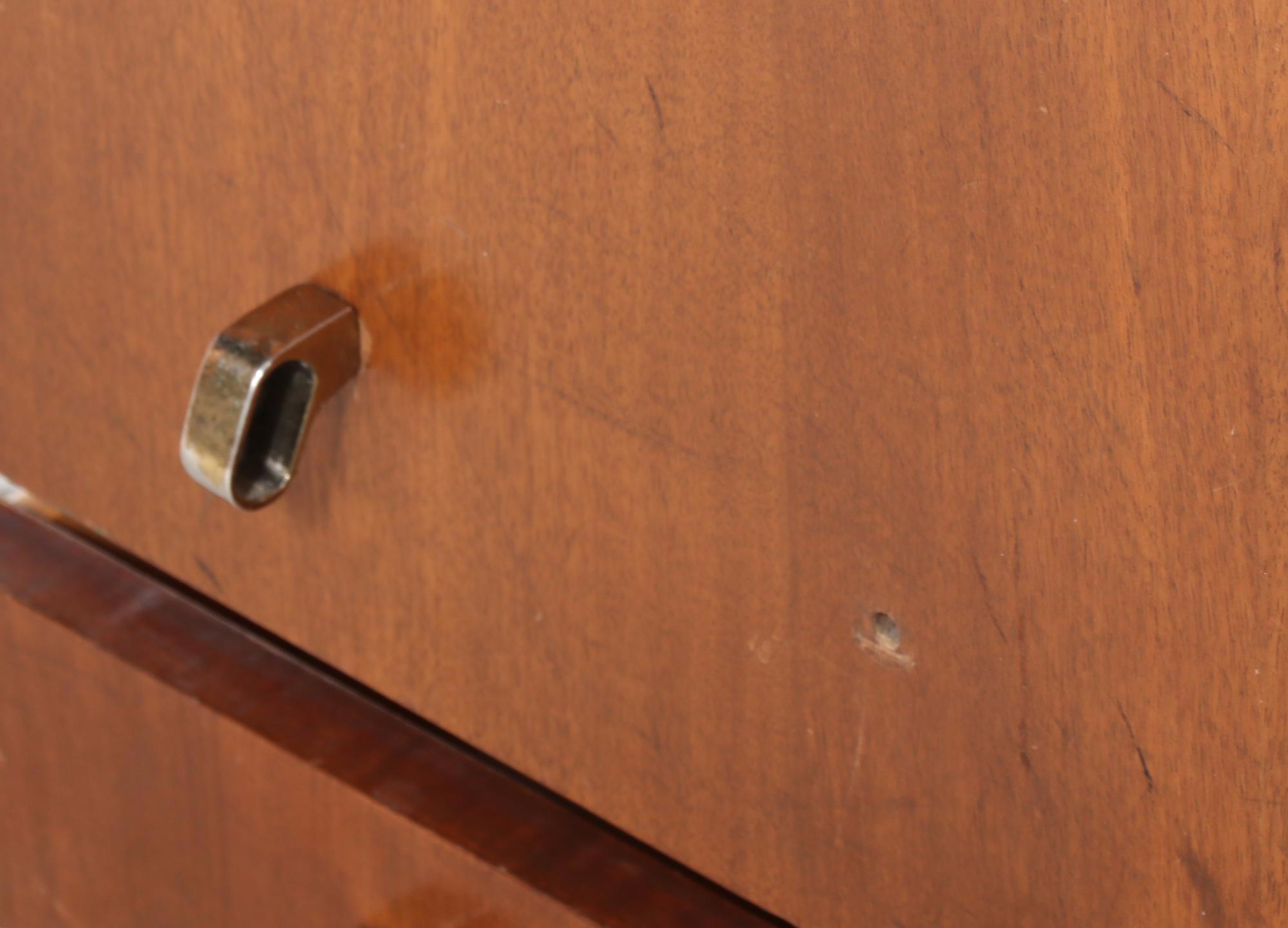 Imperial Desk Company Mid Century Modern Walnut Executive Desk