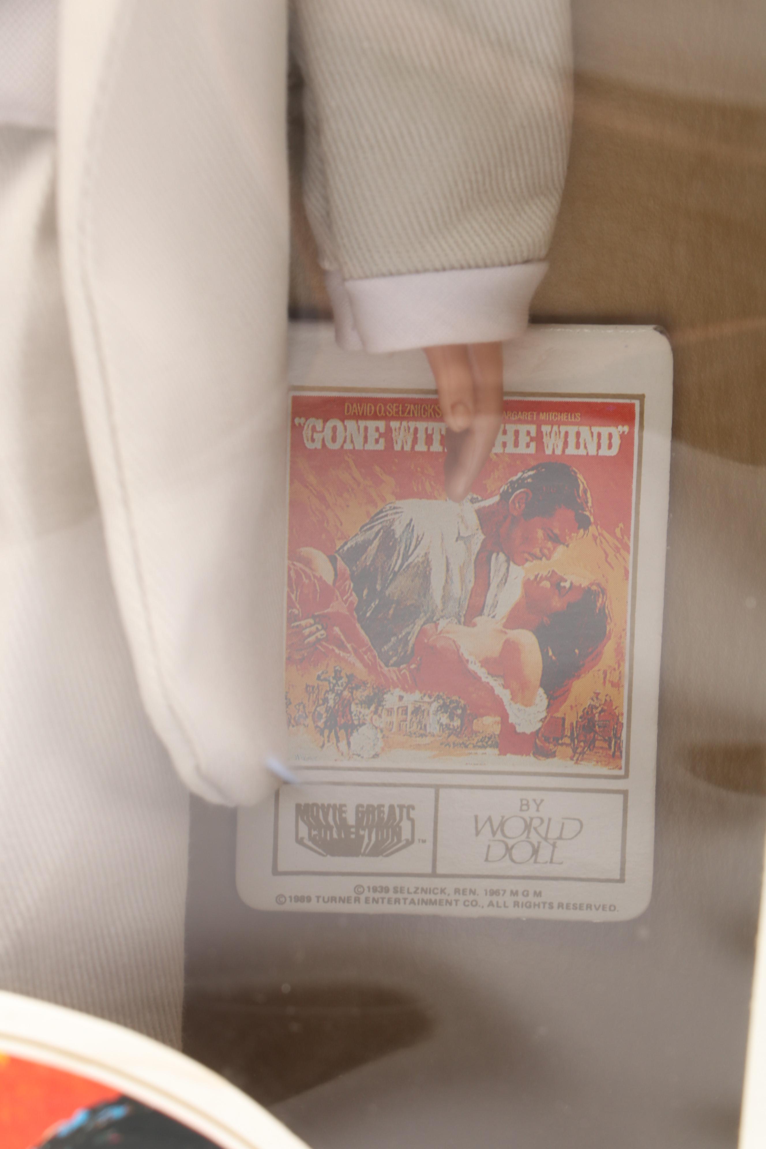 World Doll "Scarlett O'Hara" and "Rhett Butler" Gone with the Wind Dolls, 1989