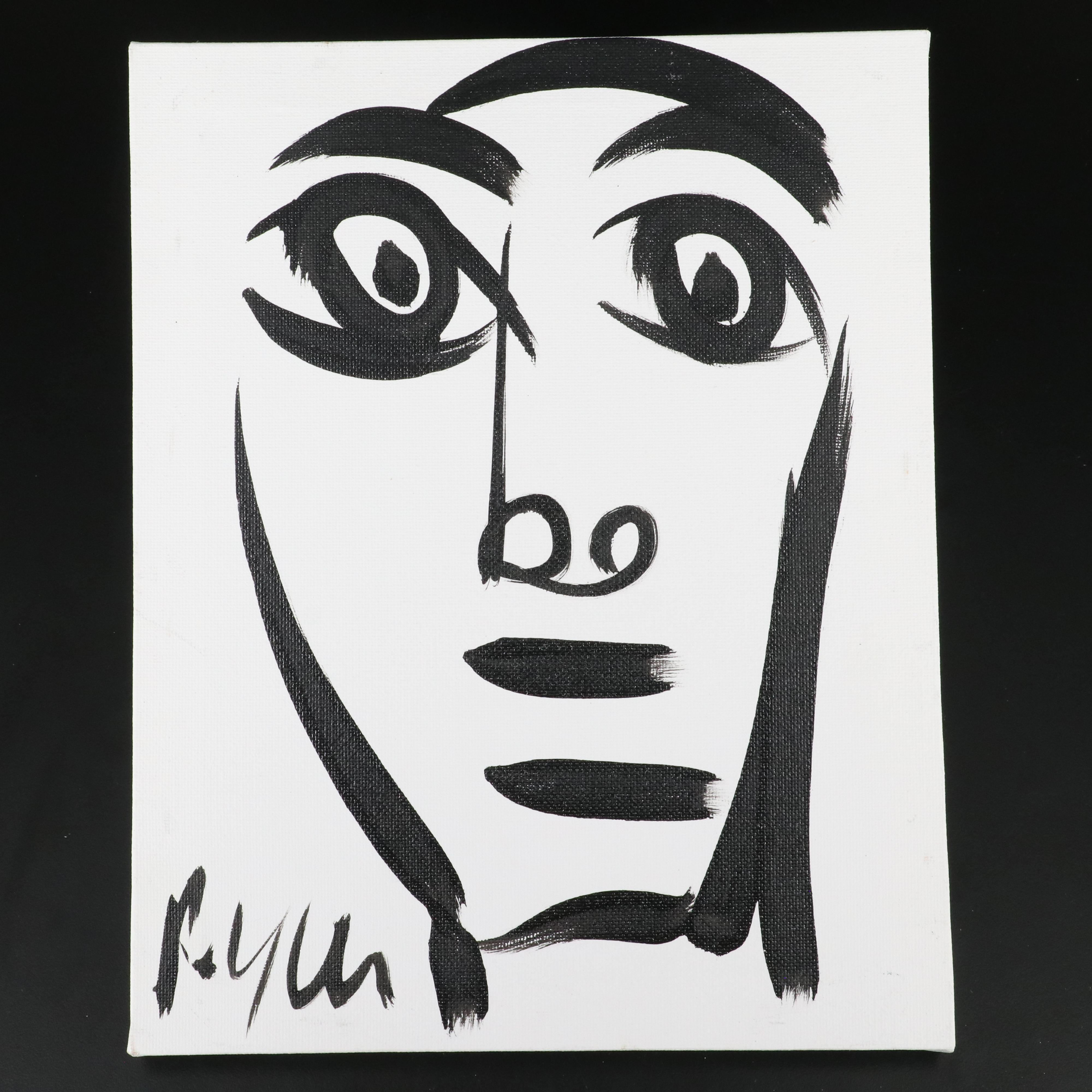 Peter Robert Keil Stylized Acrylic Portrait