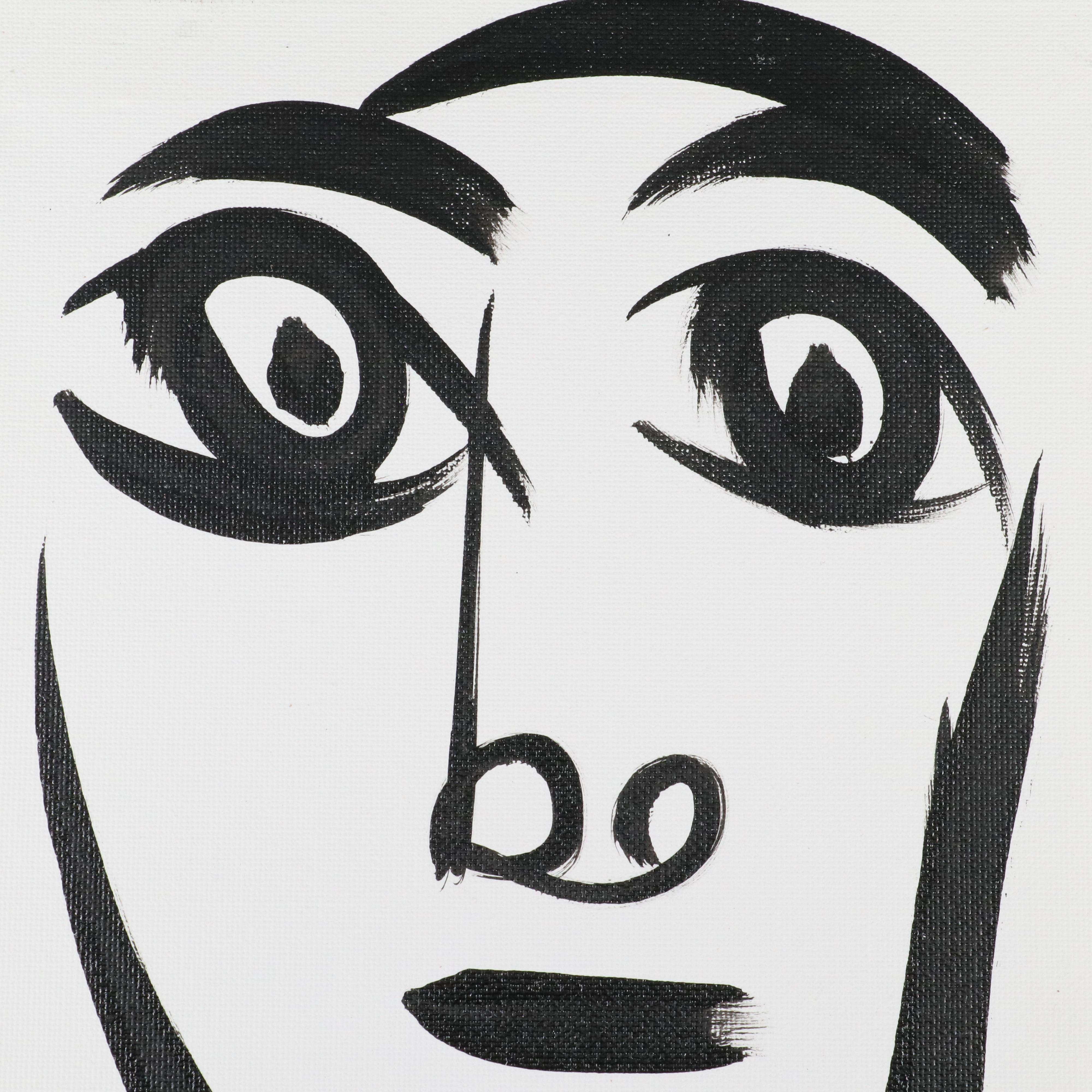 Peter Robert Keil Stylized Acrylic Portrait