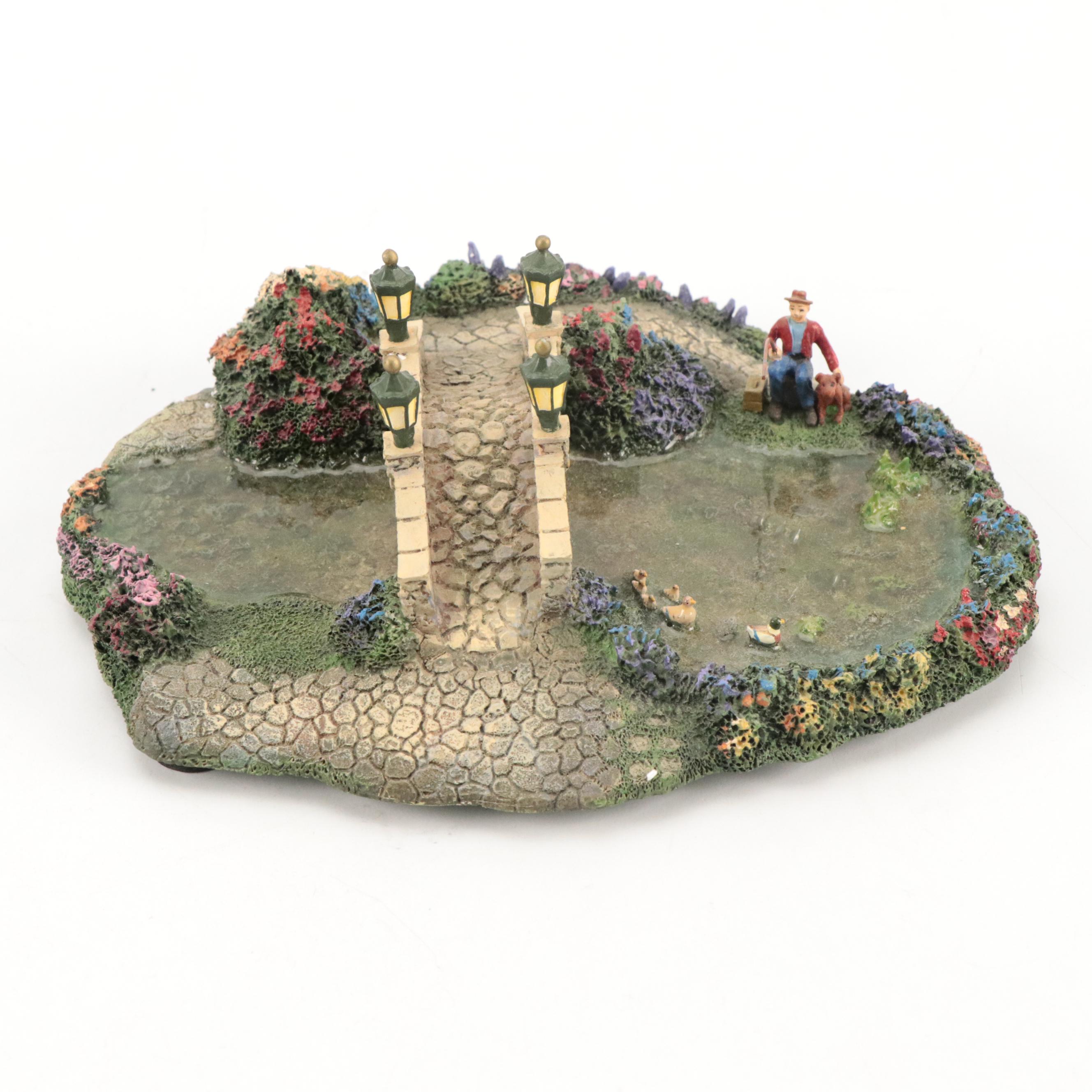 Thomas Kinkade "Hawthorne Village" Resin House Figurines with More