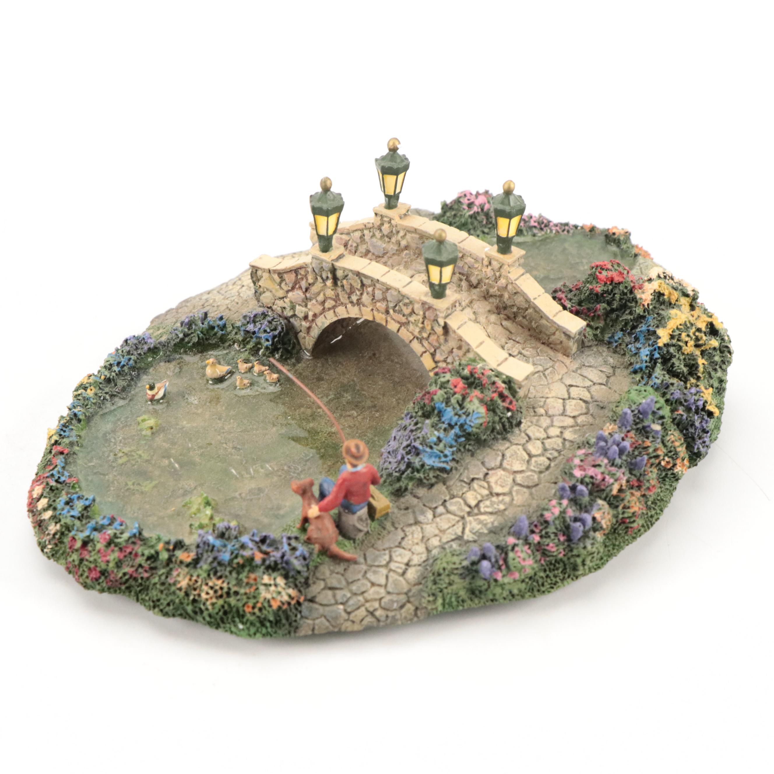 Thomas Kinkade "Hawthorne Village" Resin House Figurines with More