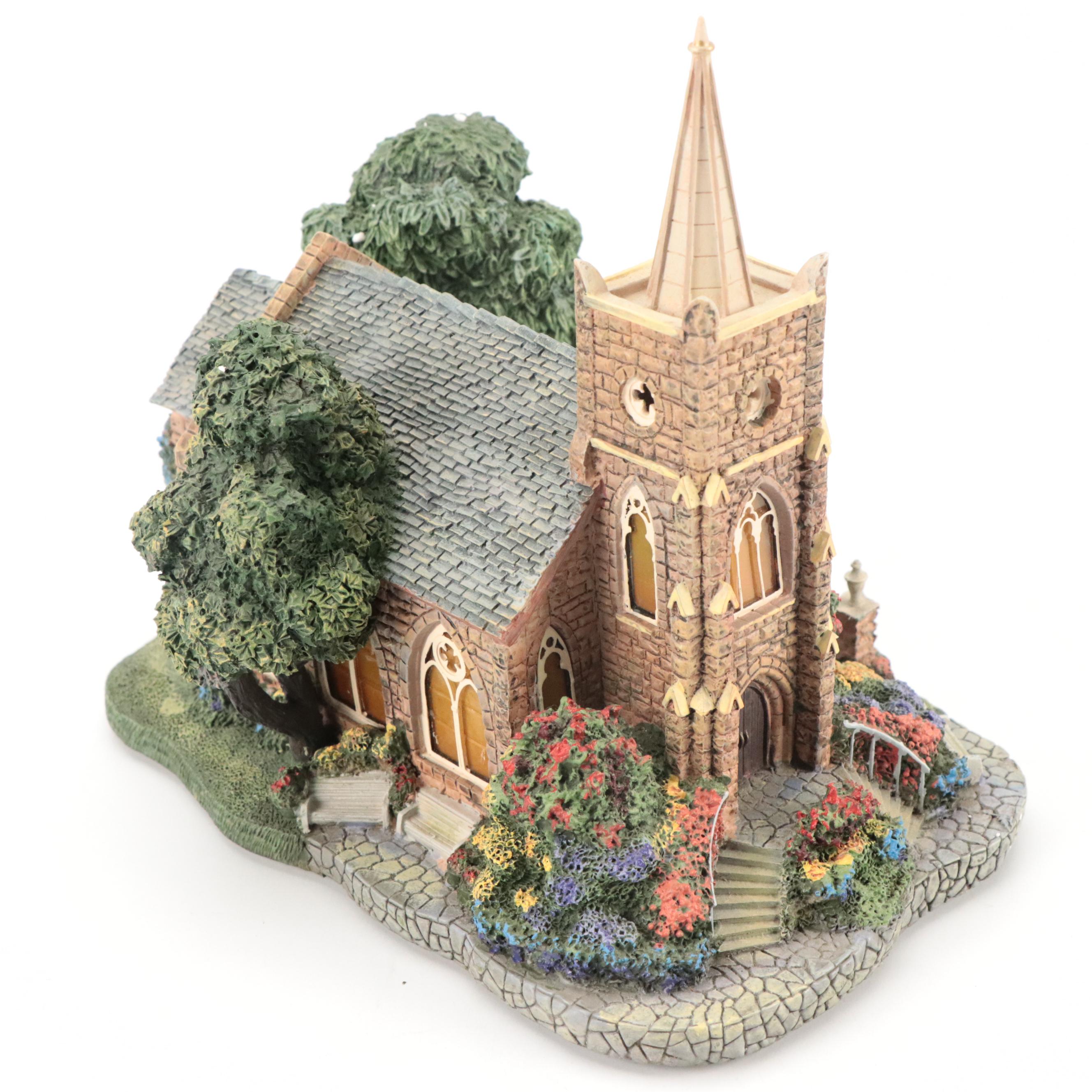 Thomas Kinkade "Hawthorne Village" Resin House Figurines with More