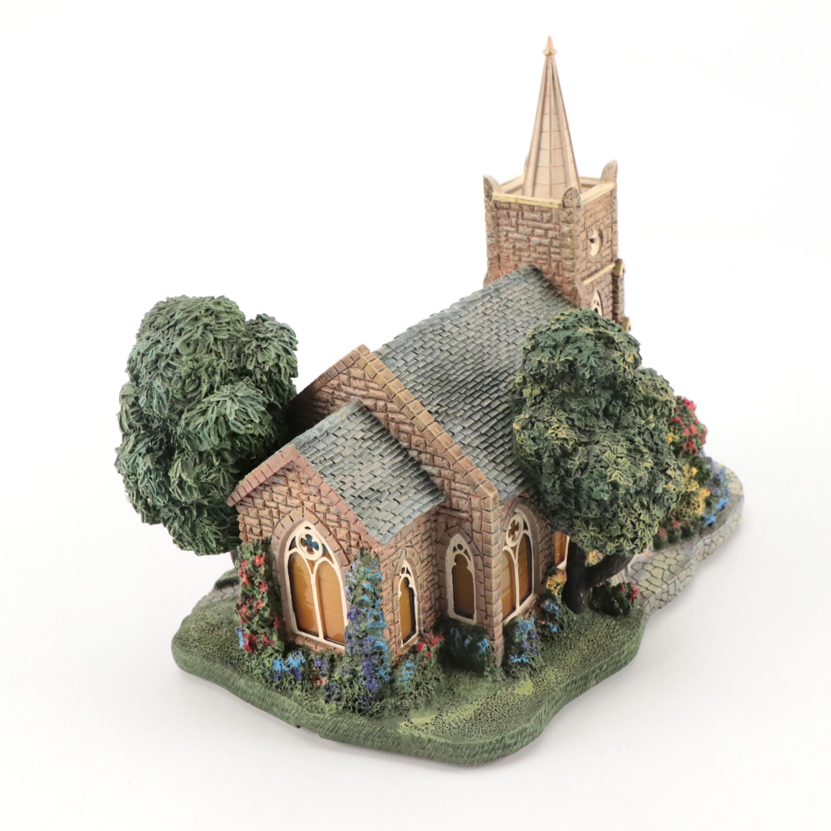 Thomas Kinkade "Hawthorne Village" Resin House Figurines with More