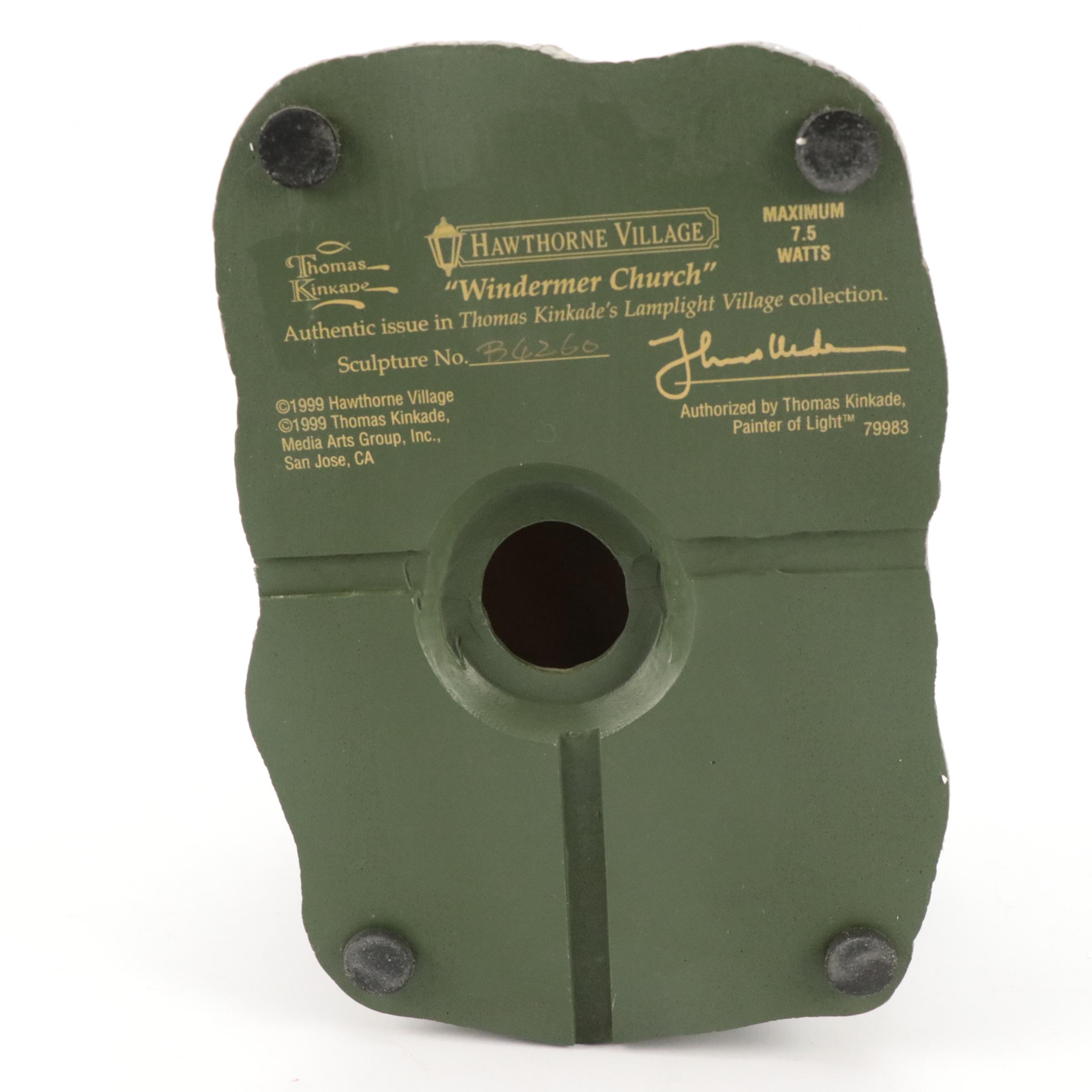 Thomas Kinkade "Hawthorne Village" Resin House Figurines with More