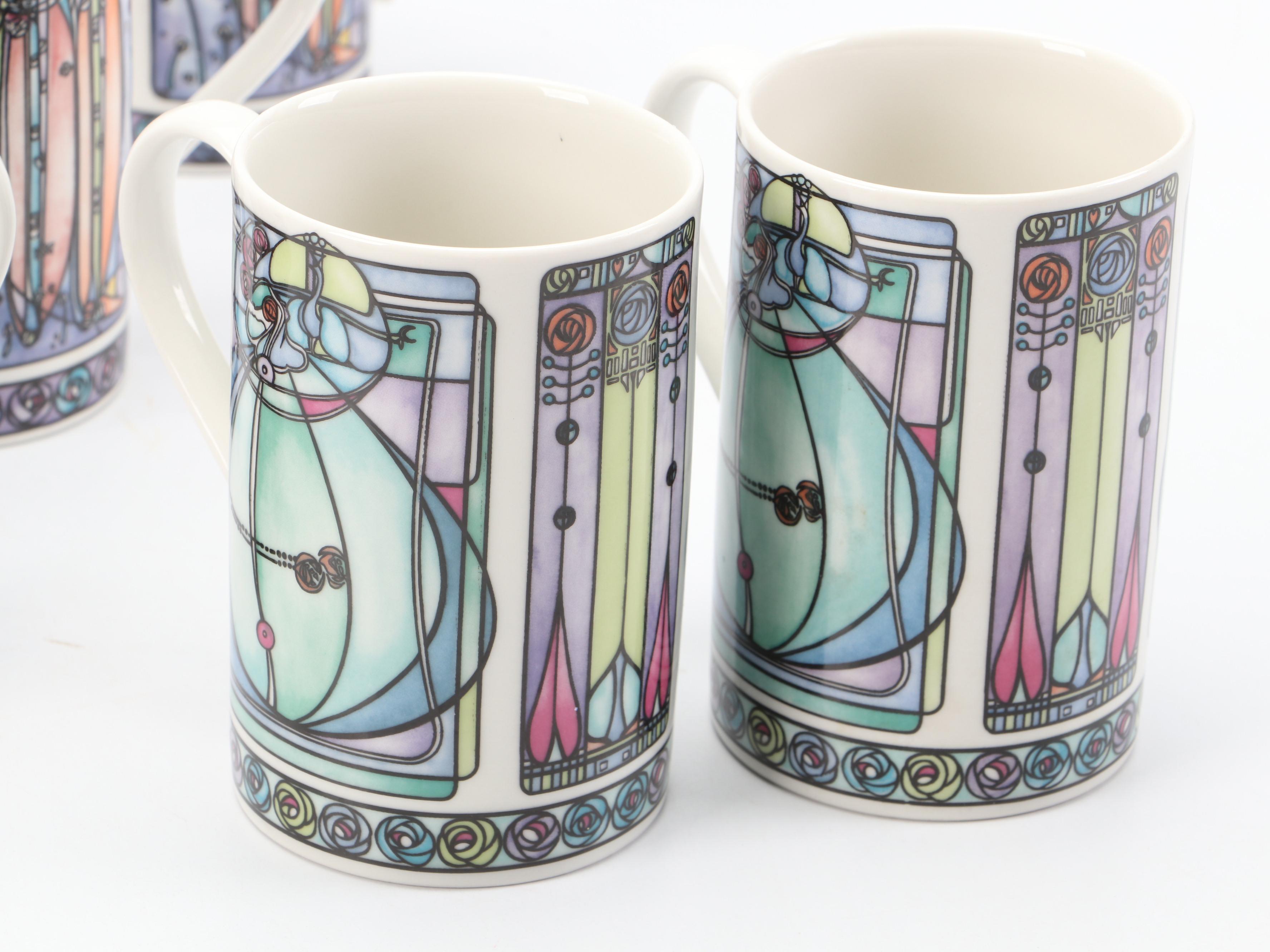 Dunoon "Mackintosh" adapted by Joanne Triner Stoneware Mugs